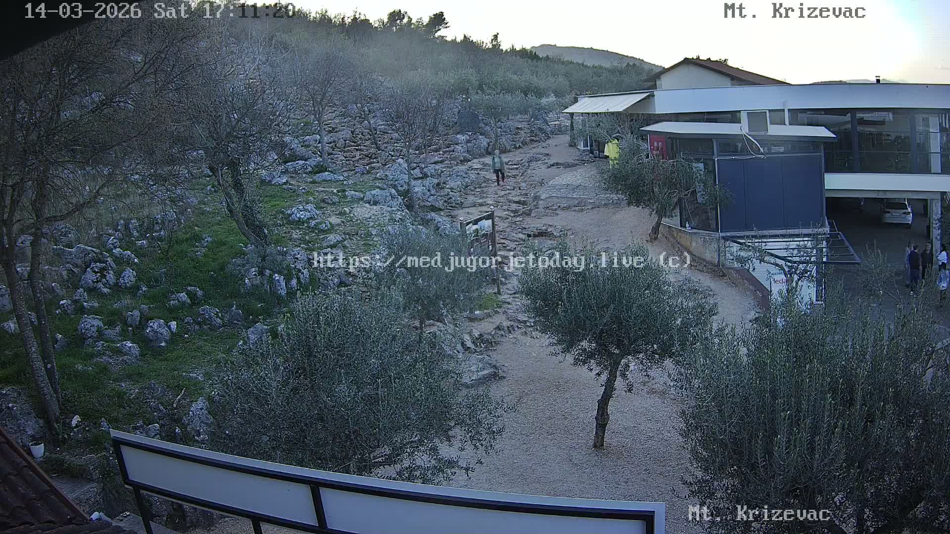 Medjugorje,  Mt. Krizevac Mount Walkway Live Cam - Bijakovici, Citluk, Herzegovina-Neretva, Federation of Bosnia and Herzegovina, Bosnia and Herzegovina