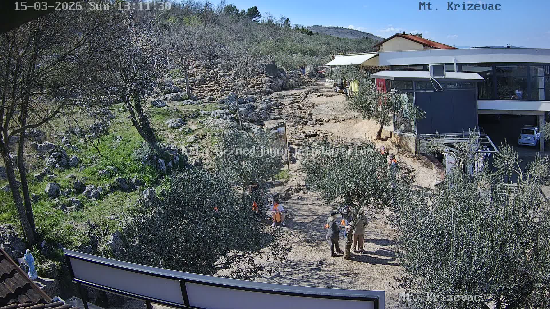 Medjugorje,  Mt. Krizevac Mount Walkway Live Cam - Bijakovici, Citluk, Herzegovina-Neretva, Federation of Bosnia and Herzegovina, Bosnia and Herzegovina