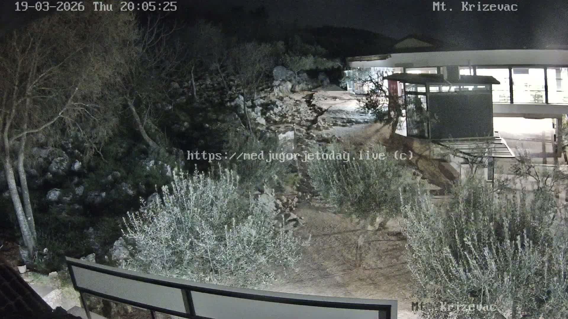 Medjugorje,  Mt. Krizevac Mount Walkway Live Cam - Bijakovici, Citluk, Herzegovina-Neretva, Federation of Bosnia and Herzegovina, Bosnia and Herzegovina
