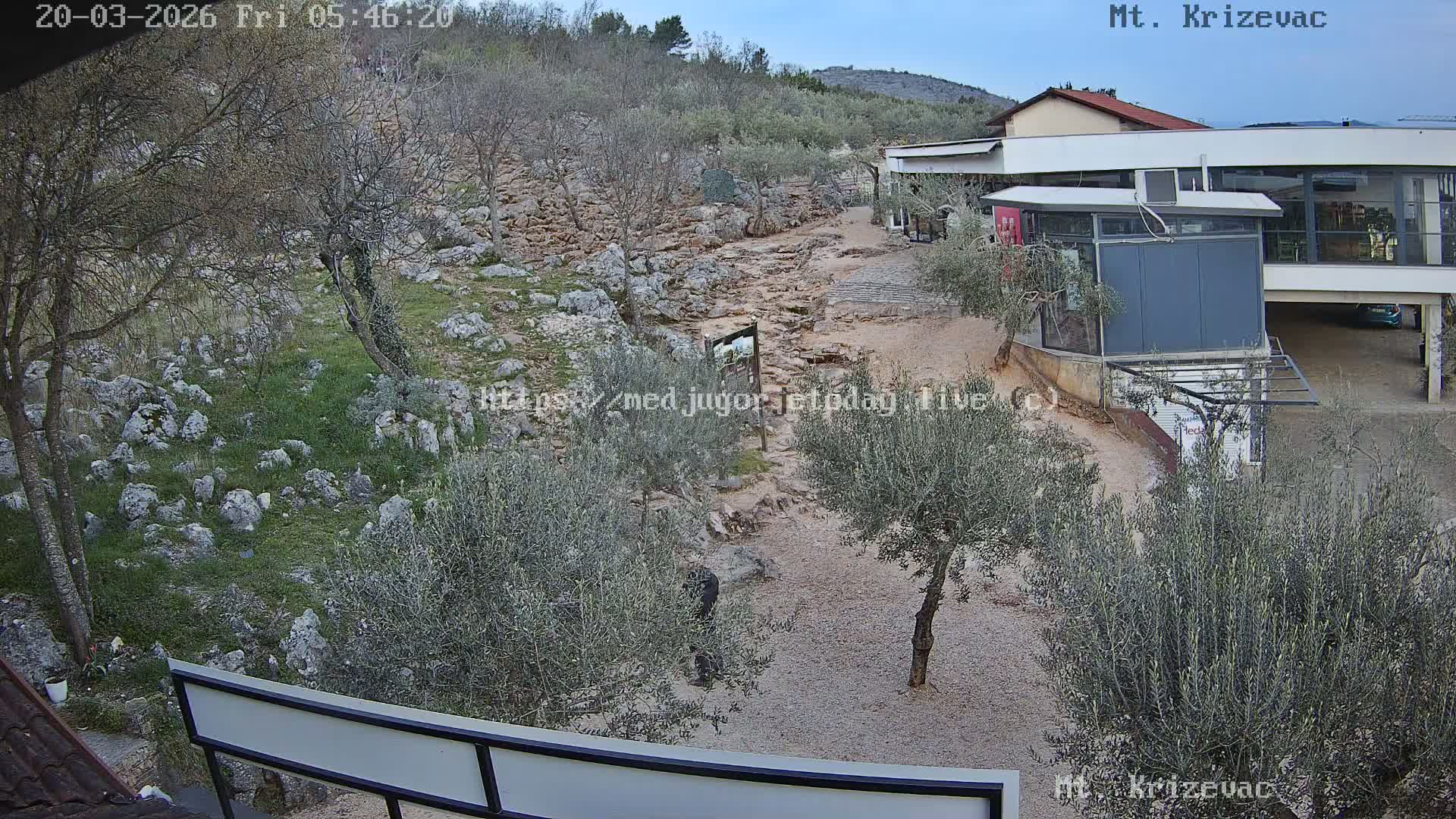 Medjugorje,  Mt. Krizevac Mount Walkway Live Cam - Bijakovici, Citluk, Herzegovina-Neretva, Federation of Bosnia and Herzegovina, Bosnia and Herzegovina