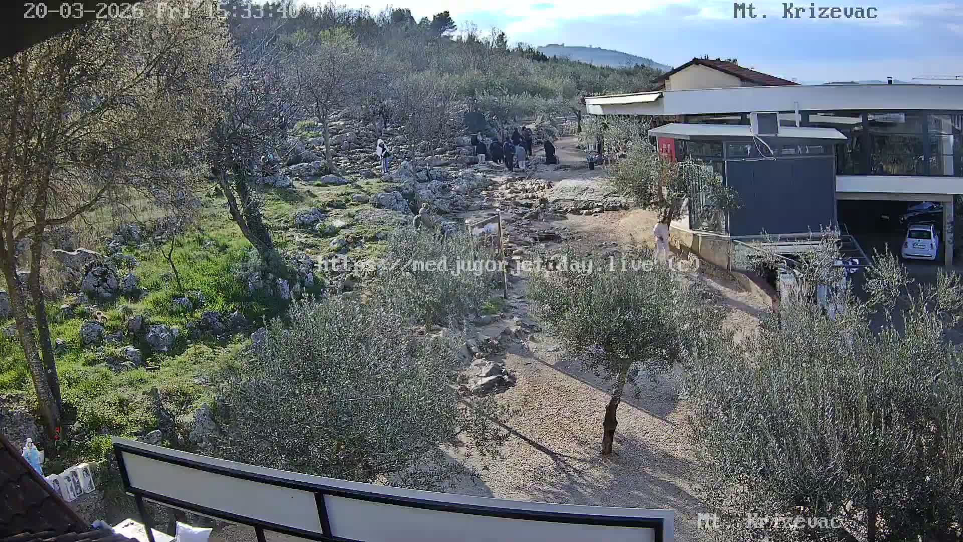 Medjugorje,  Mt. Krizevac Mount Walkway Live Cam - Bijakovici, Citluk, Herzegovina-Neretva, Federation of Bosnia and Herzegovina, Bosnia and Herzegovina