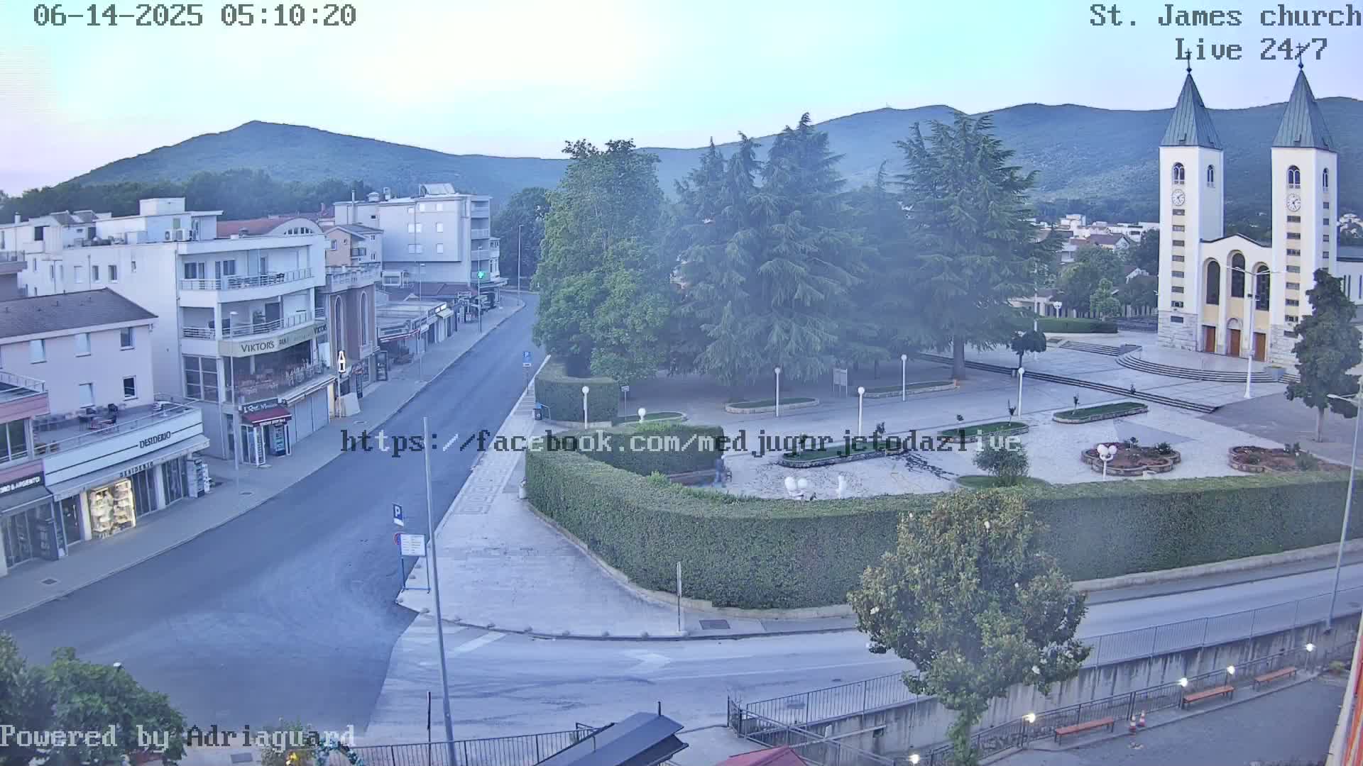 Medugorje, The Blue Cross Live Cam - Bijakovici, Citluk, Herzegovina-Neretva, Federation of Bosnia and Herzegovina, Bosnia and Herzegovina