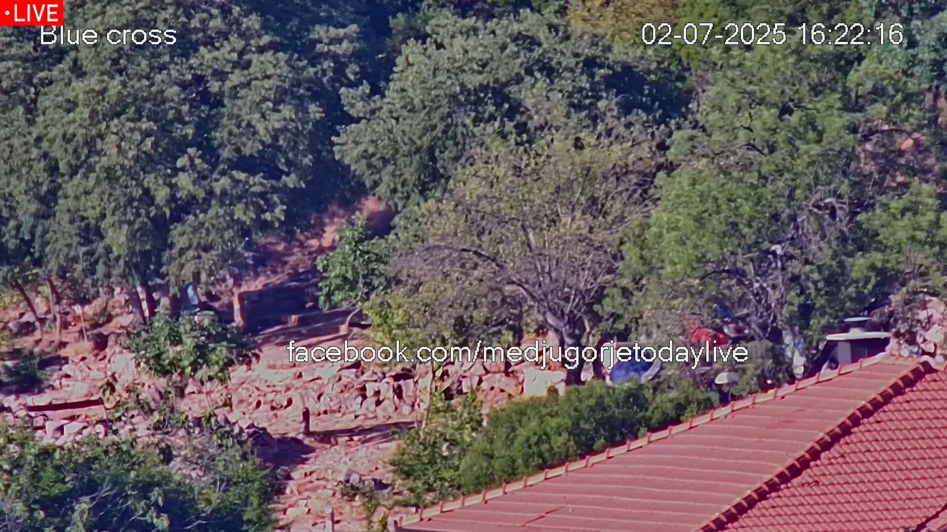 Medugorje, The Blue Cross Live Cam - Bijakovici, Citluk, Herzegovina-Neretva, Federation of Bosnia and Herzegovina, Bosnia and Herzegovina