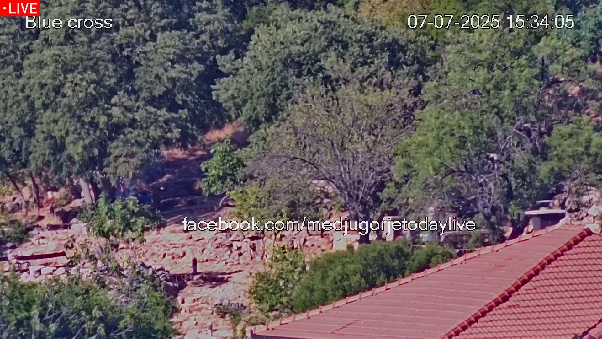 Medugorje, The Blue Cross Live Cam - Bijakovici, Citluk, Herzegovina-Neretva, Federation of Bosnia and Herzegovina, Bosnia and Herzegovina