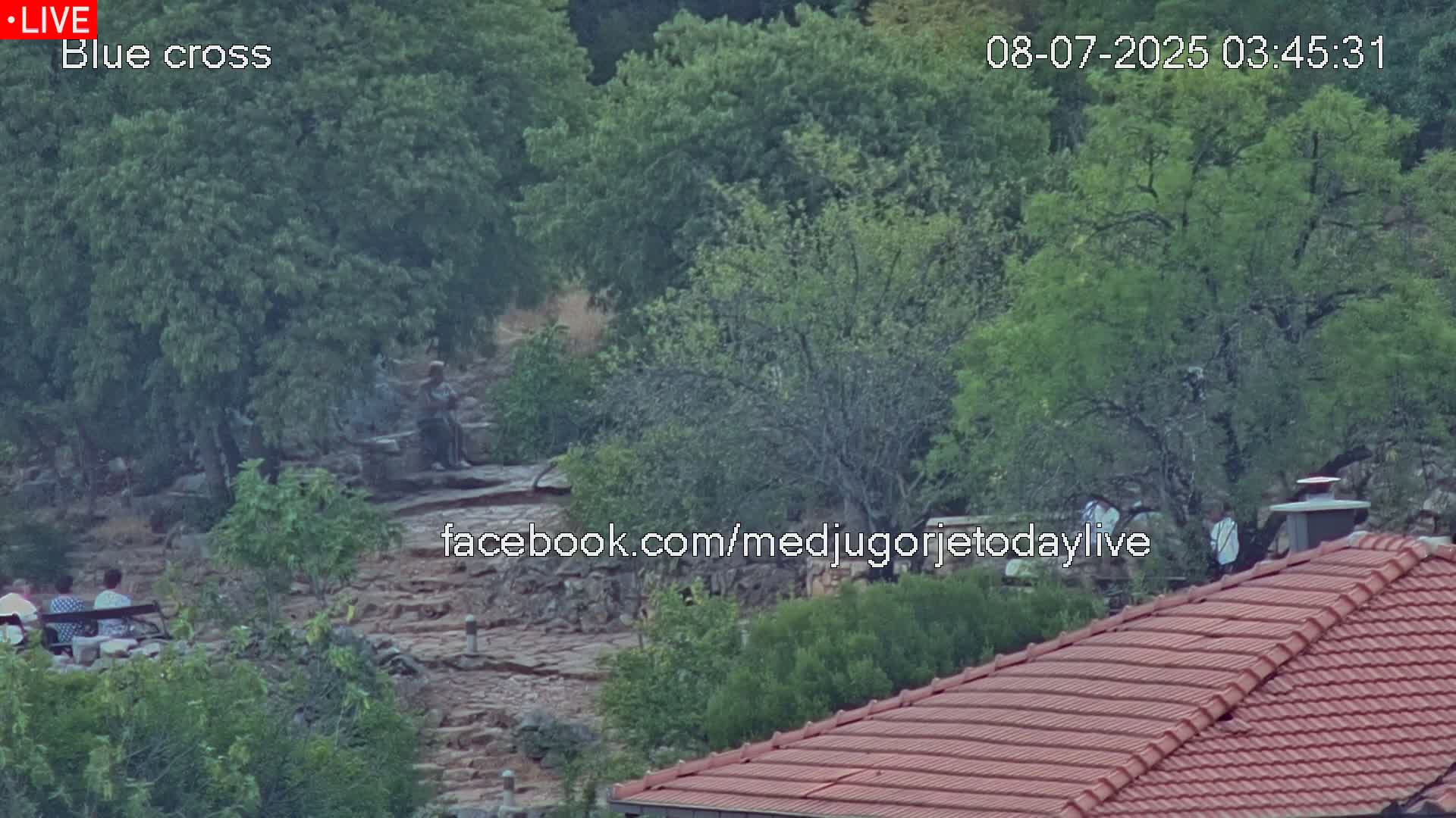 Medugorje, The Blue Cross Live Cam - Bijakovici, Citluk, Herzegovina-Neretva, Federation of Bosnia and Herzegovina, Bosnia and Herzegovina