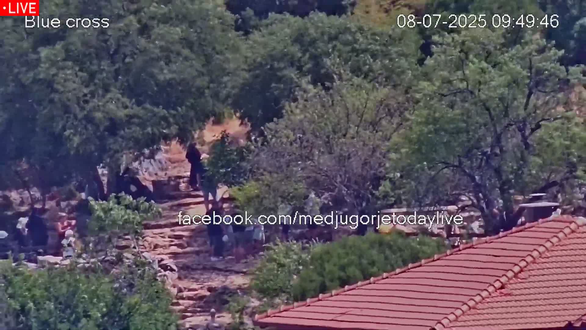 Medugorje, The Blue Cross Live Cam - Bijakovici, Citluk, Herzegovina-Neretva, Federation of Bosnia and Herzegovina, Bosnia and Herzegovina