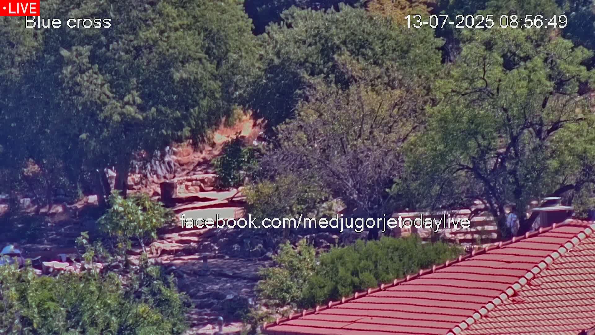 Medugorje, The Blue Cross Live Cam - Bijakovici, Citluk, Herzegovina-Neretva, Federation of Bosnia and Herzegovina, Bosnia and Herzegovina