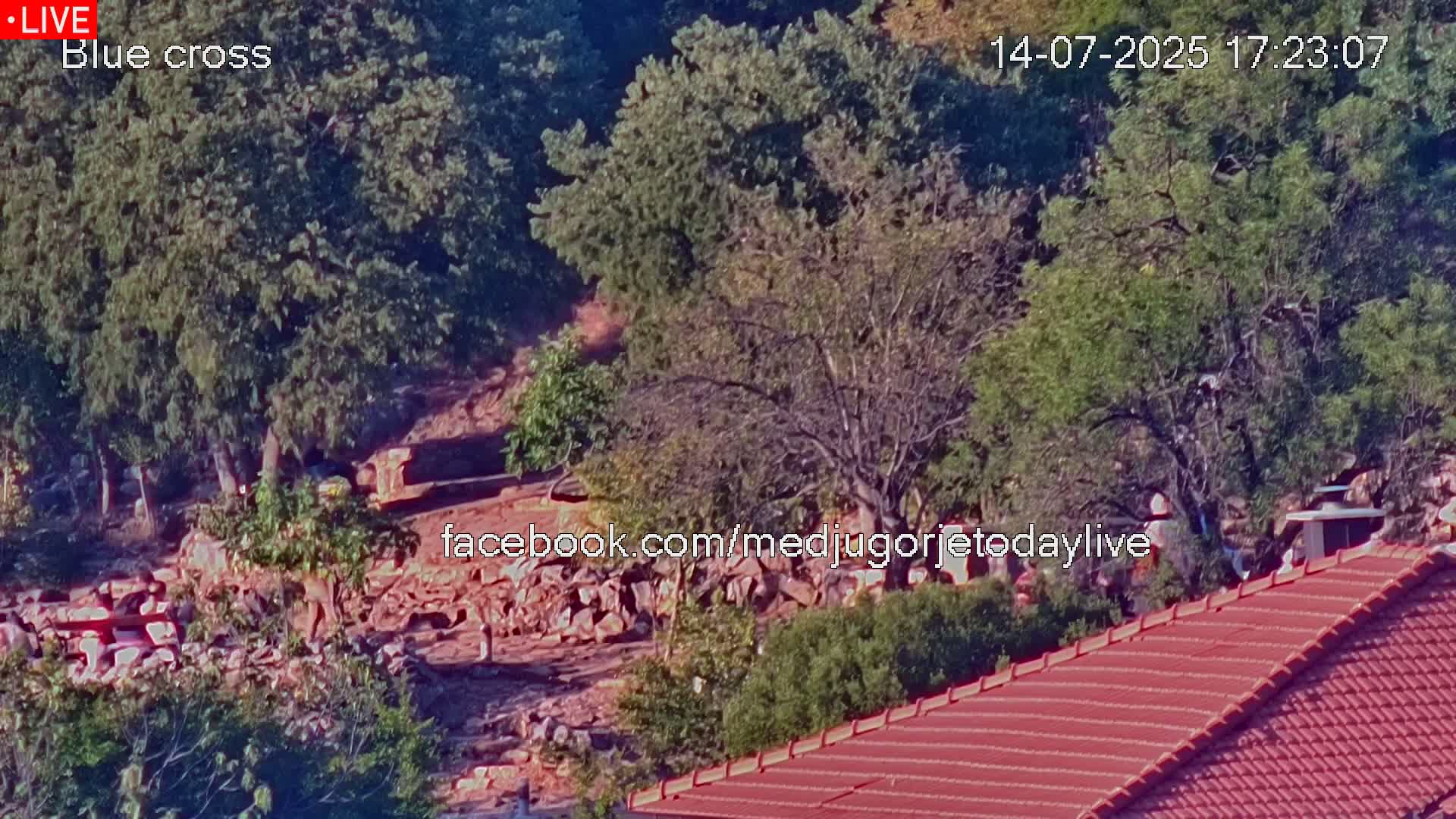 Medugorje, The Blue Cross Live Cam - Bijakovici, Citluk, Herzegovina-Neretva, Federation of Bosnia and Herzegovina, Bosnia and Herzegovina