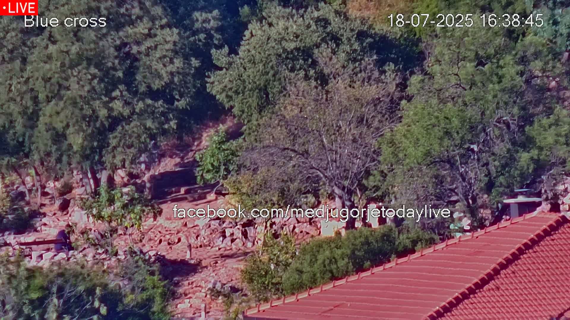 Medugorje, The Blue Cross Live Cam - Bijakovici, Citluk, Herzegovina-Neretva, Federation of Bosnia and Herzegovina, Bosnia and Herzegovina