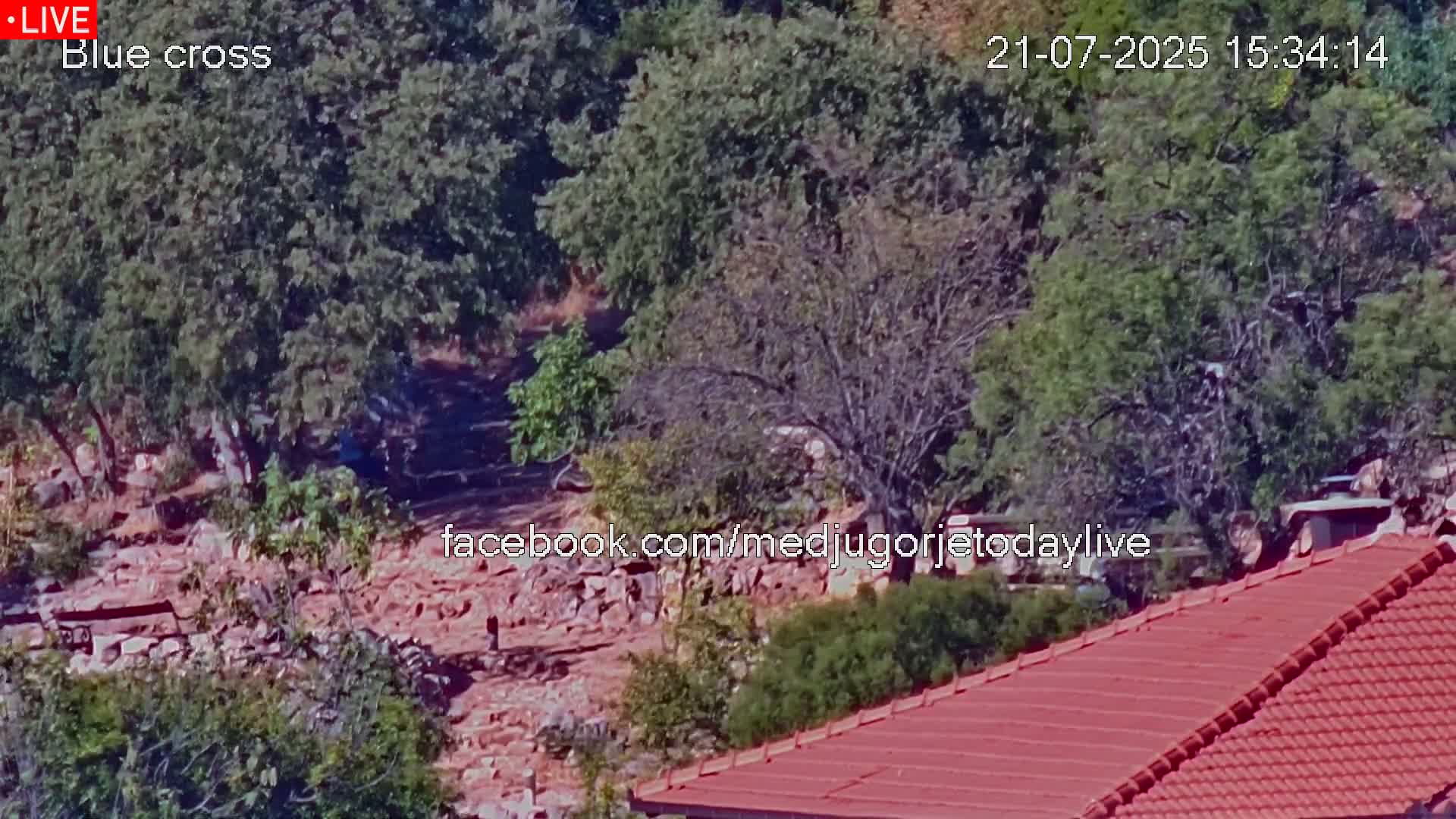 Medugorje, The Blue Cross Live Cam - Bijakovici, Citluk, Herzegovina-Neretva, Federation of Bosnia and Herzegovina, Bosnia and Herzegovina