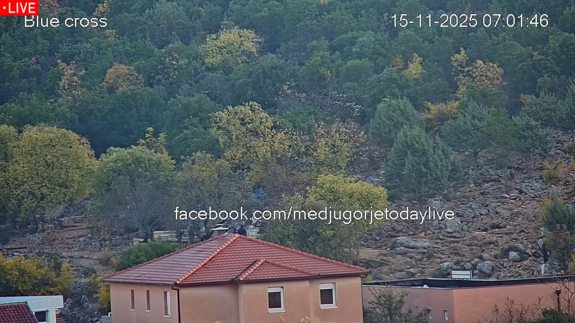 Medugorje, The Blue Cross Live Cam - Bijakovici, Citluk, Herzegovina-Neretva, Federation of Bosnia and Herzegovina, Bosnia and Herzegovina