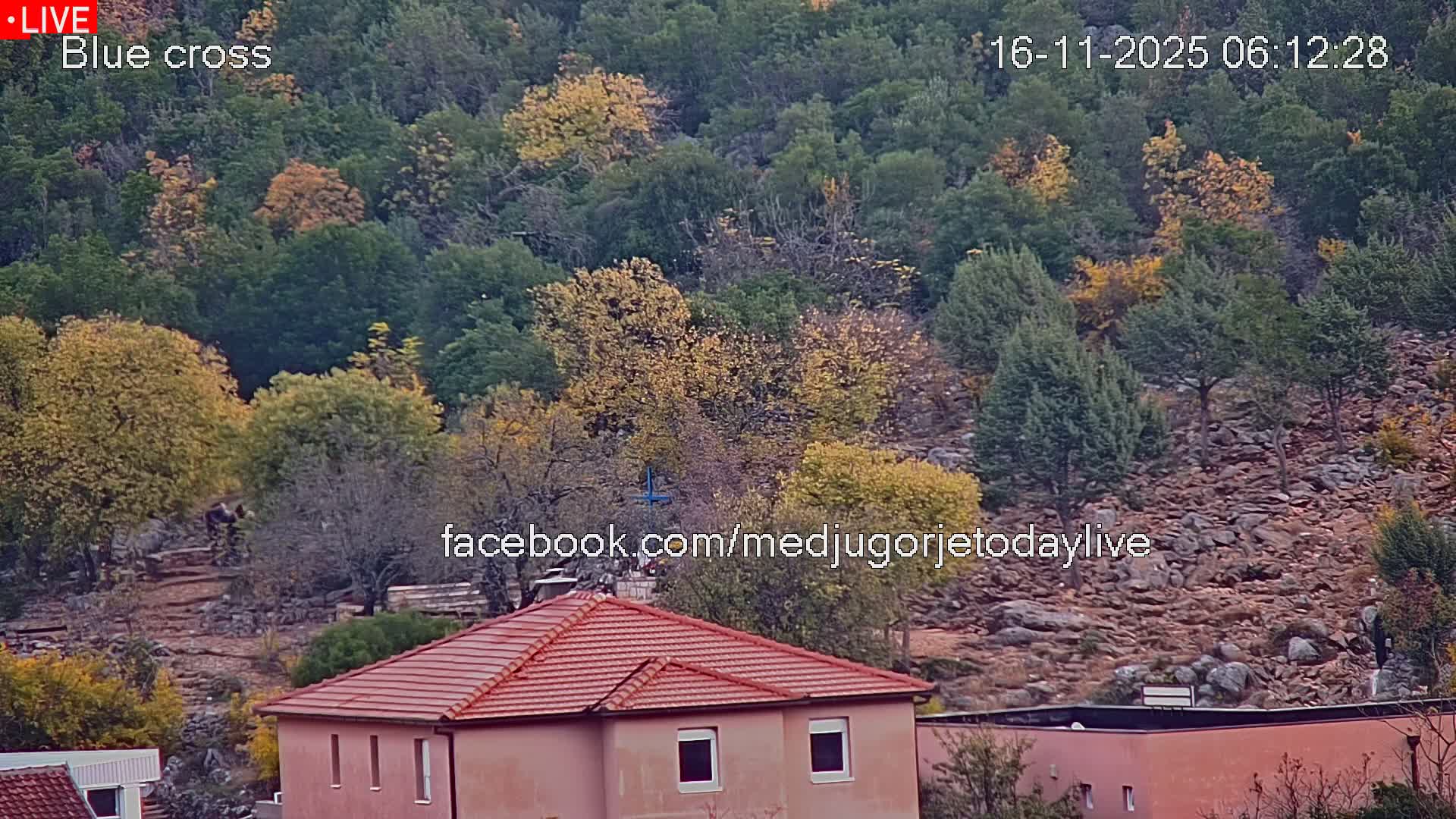Medugorje, The Blue Cross Live Cam - Bijakovici, Citluk, Herzegovina-Neretva, Federation of Bosnia and Herzegovina, Bosnia and Herzegovina