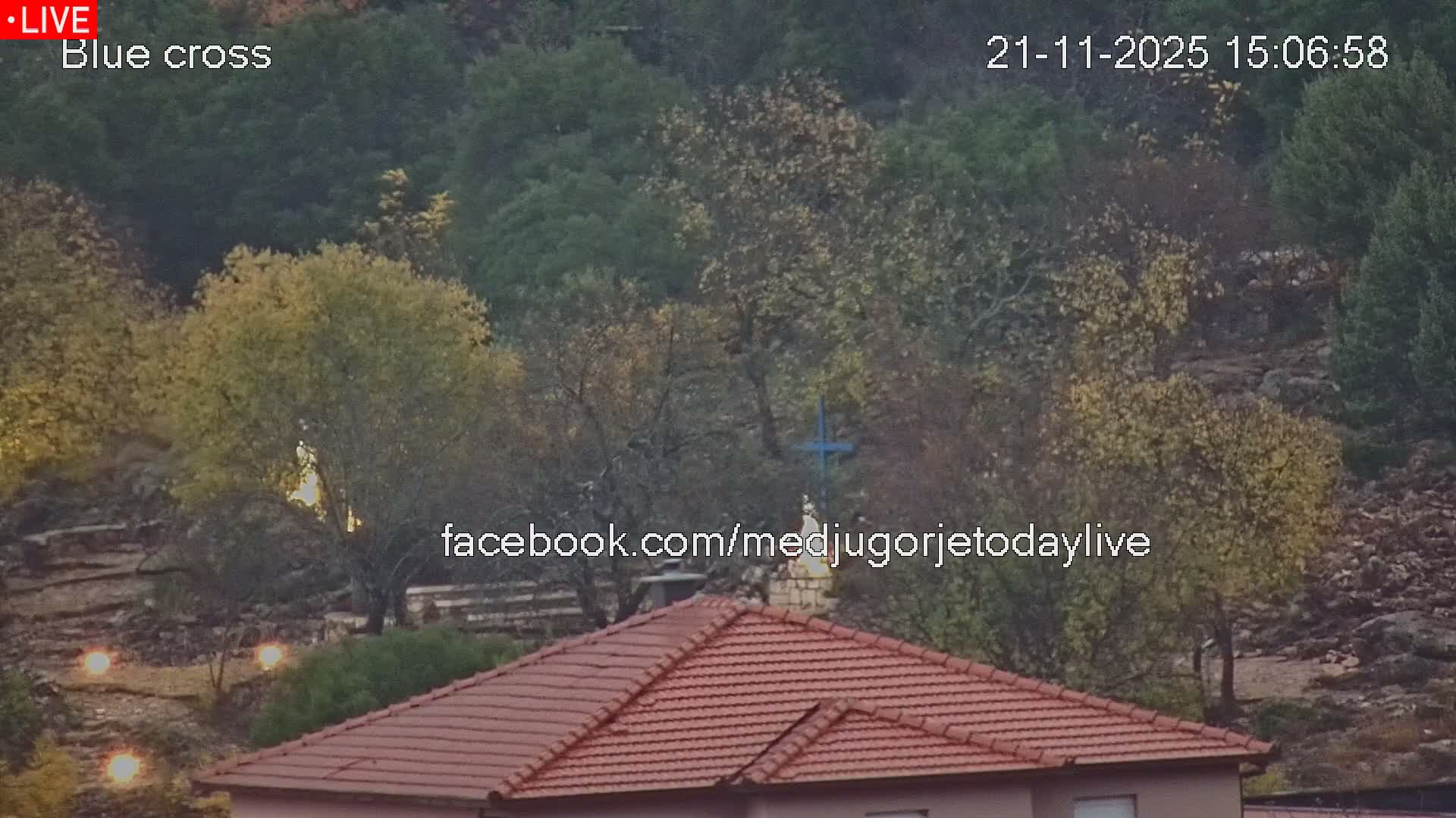 Medugorje, The Blue Cross Live Cam - Bijakovici, Citluk, Herzegovina-Neretva, Federation of Bosnia and Herzegovina, Bosnia and Herzegovina