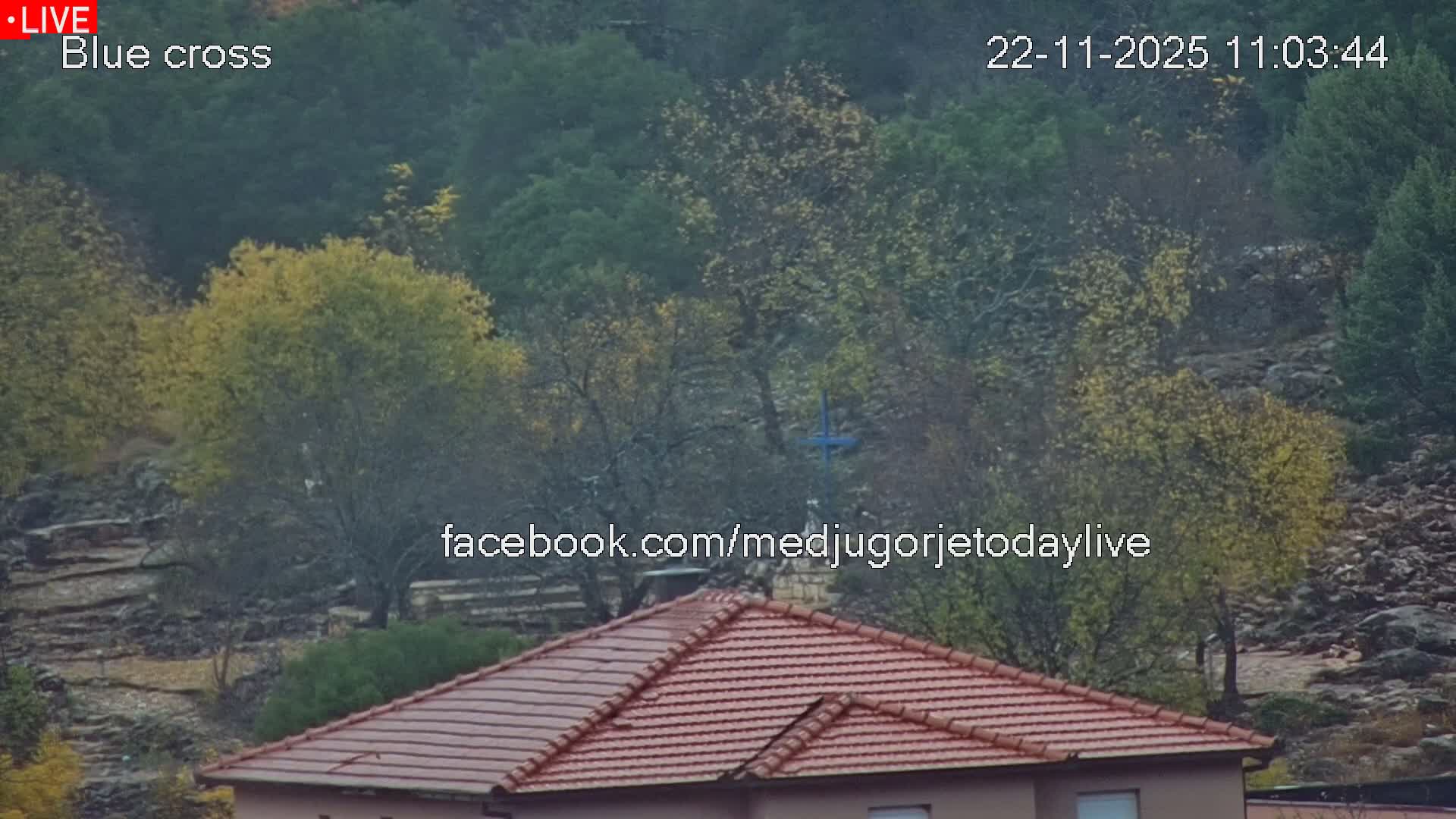 Medugorje, The Blue Cross Live Cam - Bijakovici, Citluk, Herzegovina-Neretva, Federation of Bosnia and Herzegovina, Bosnia and Herzegovina