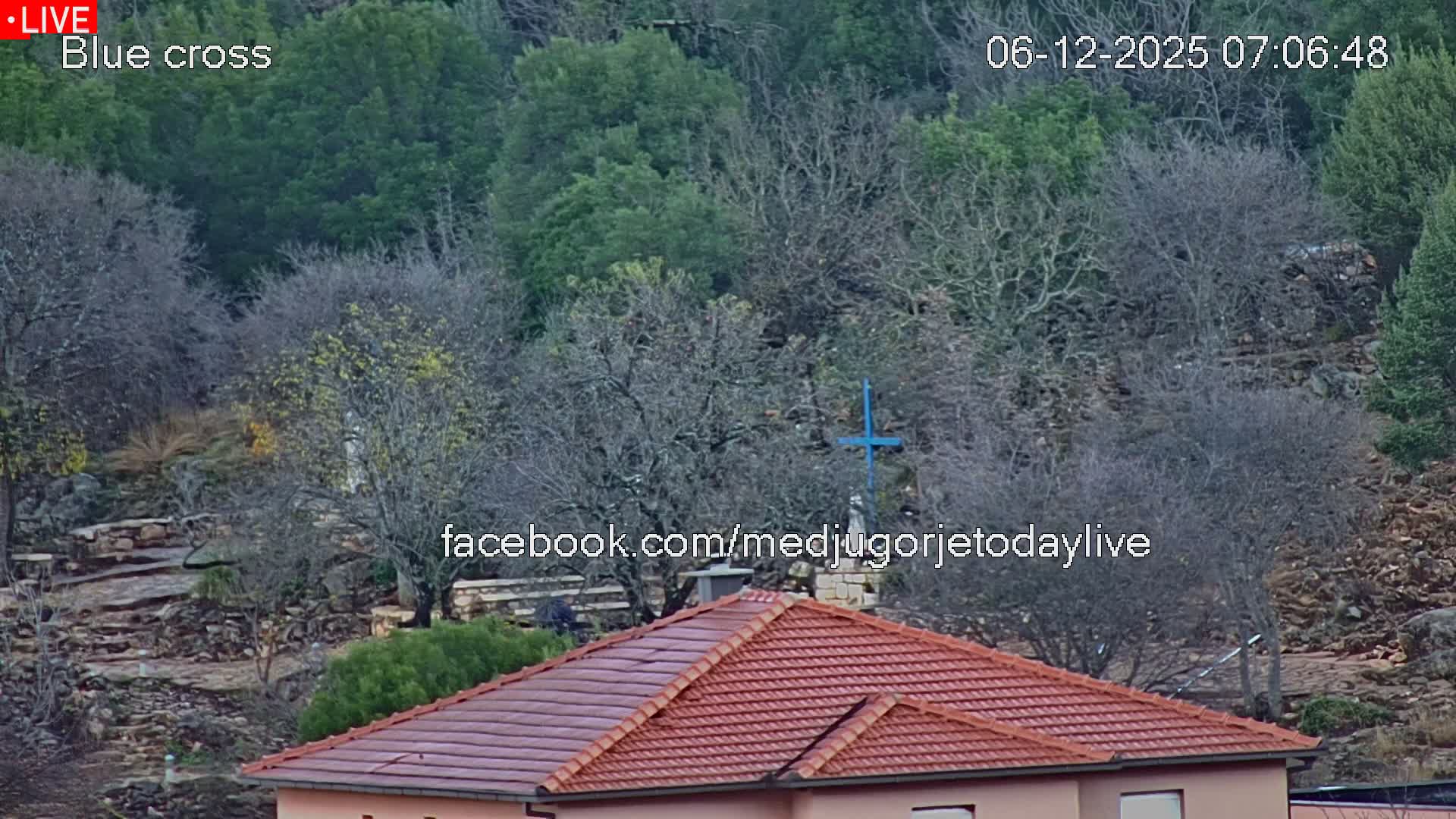 Medugorje, The Blue Cross Live Cam - Bijakovici, Citluk, Herzegovina-Neretva, Federation of Bosnia and Herzegovina, Bosnia and Herzegovina