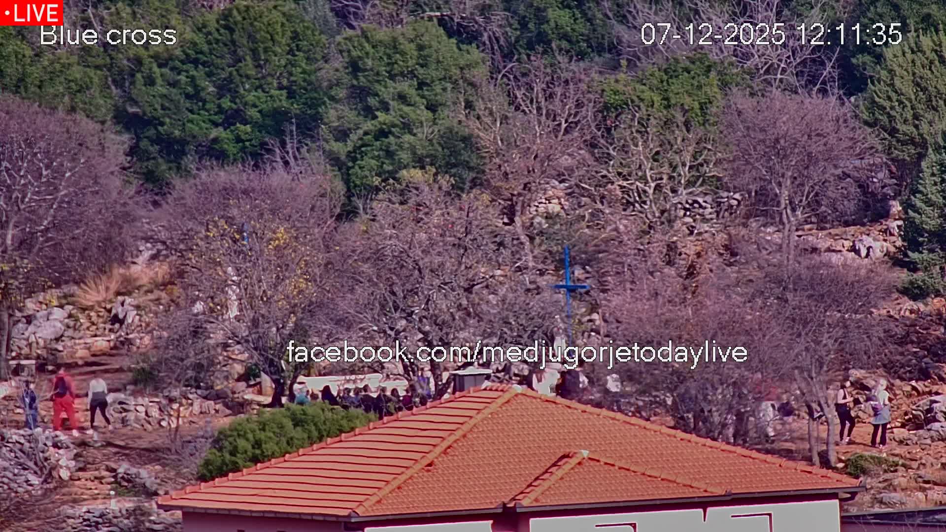 Medugorje, The Blue Cross Live Cam - Bijakovici, Citluk, Herzegovina-Neretva, Federation of Bosnia and Herzegovina, Bosnia and Herzegovina