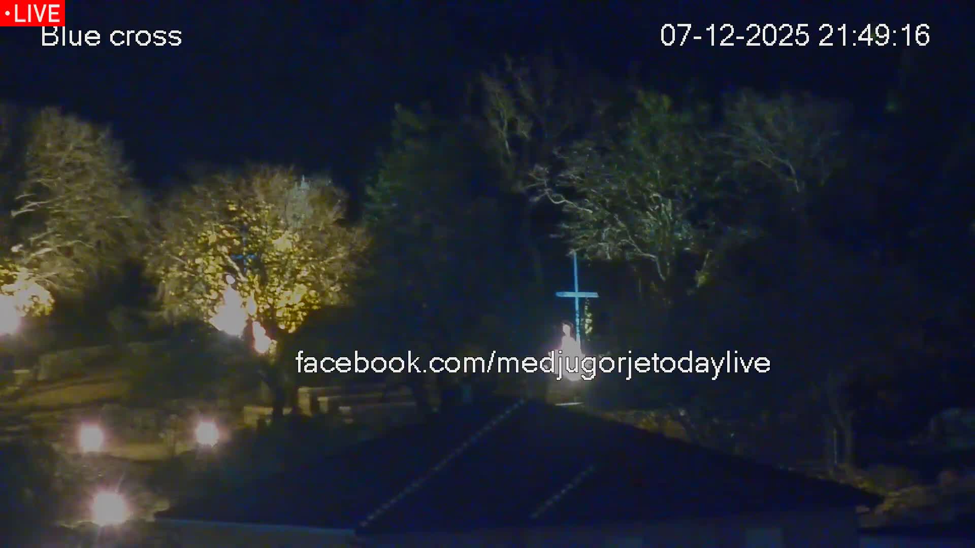 Medugorje, The Blue Cross Live Cam - Bijakovici, Citluk, Herzegovina-Neretva, Federation of Bosnia and Herzegovina, Bosnia and Herzegovina