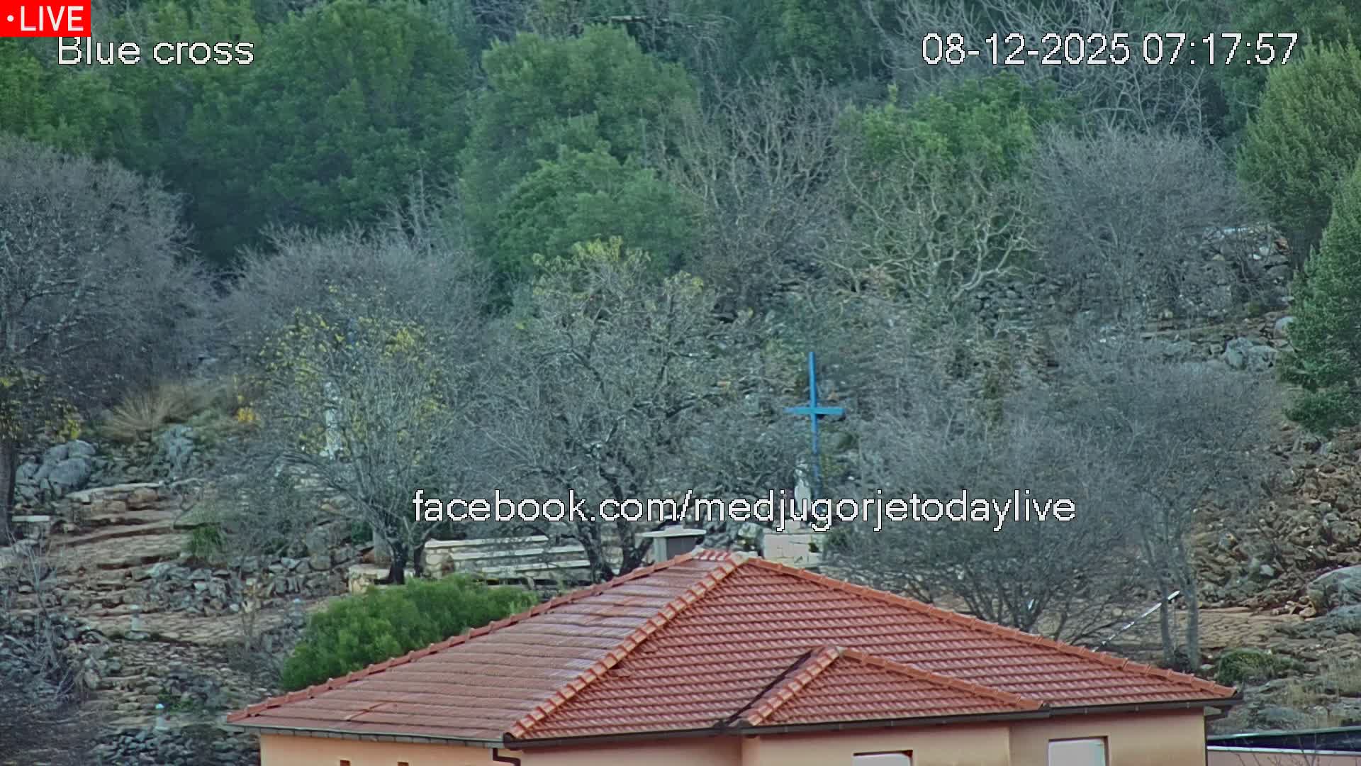 Medugorje, The Blue Cross Live Cam - Bijakovici, Citluk, Herzegovina-Neretva, Federation of Bosnia and Herzegovina, Bosnia and Herzegovina
