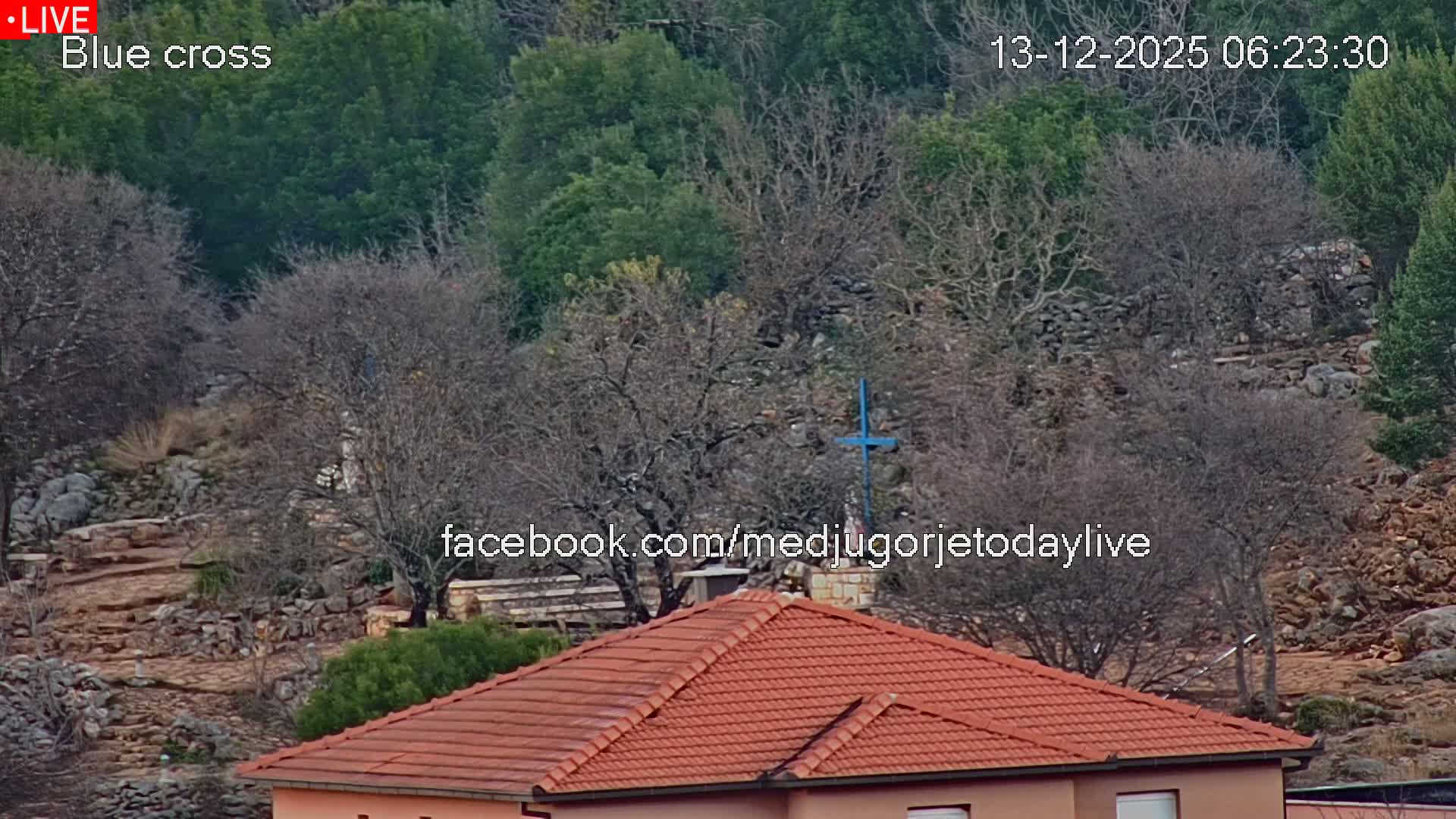 Medugorje, The Blue Cross Live Cam - Bijakovici, Citluk, Herzegovina-Neretva, Federation of Bosnia and Herzegovina, Bosnia and Herzegovina