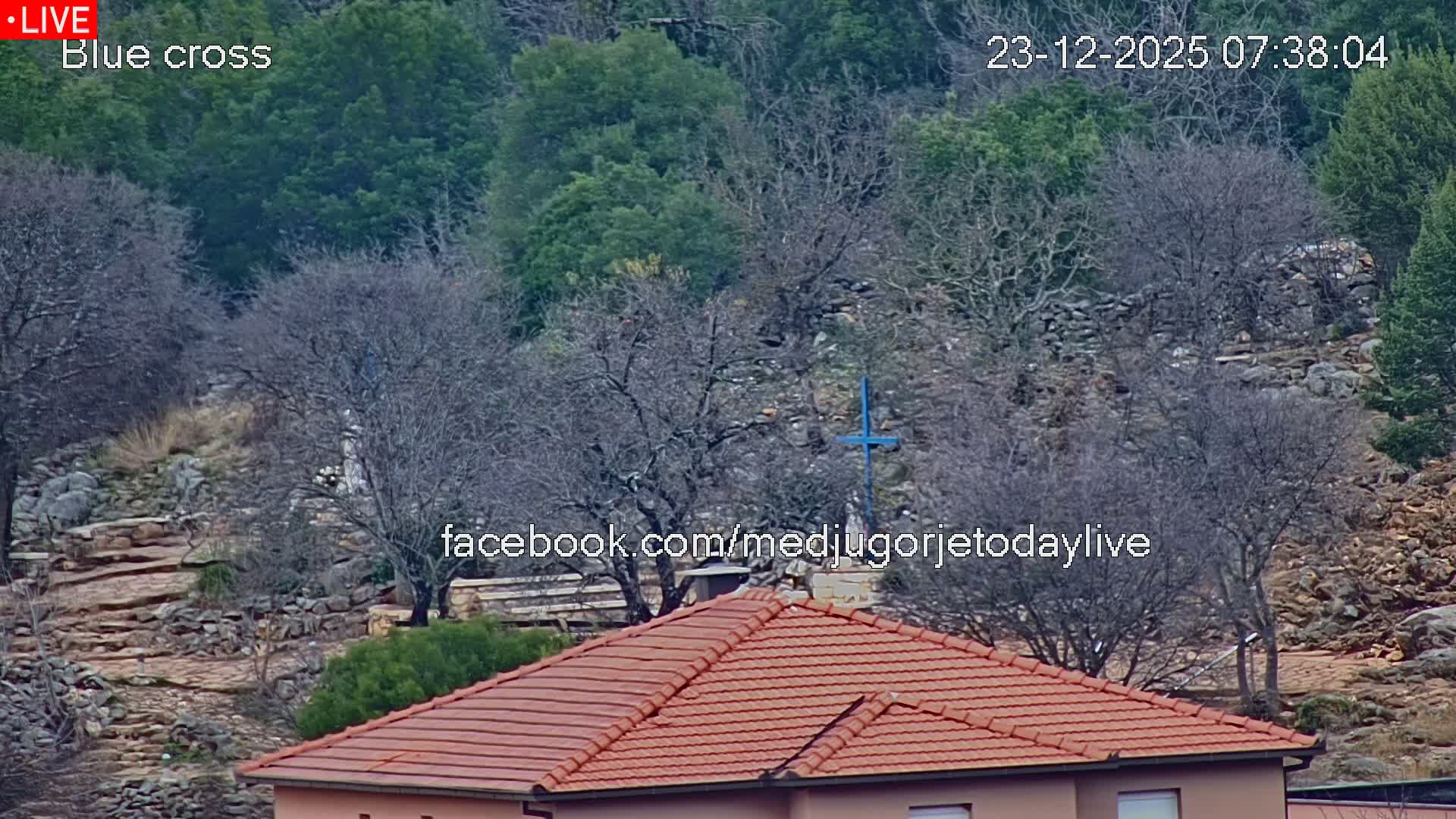 Medugorje, The Blue Cross Live Cam - Bijakovici, Citluk, Herzegovina-Neretva, Federation of Bosnia and Herzegovina, Bosnia and Herzegovina