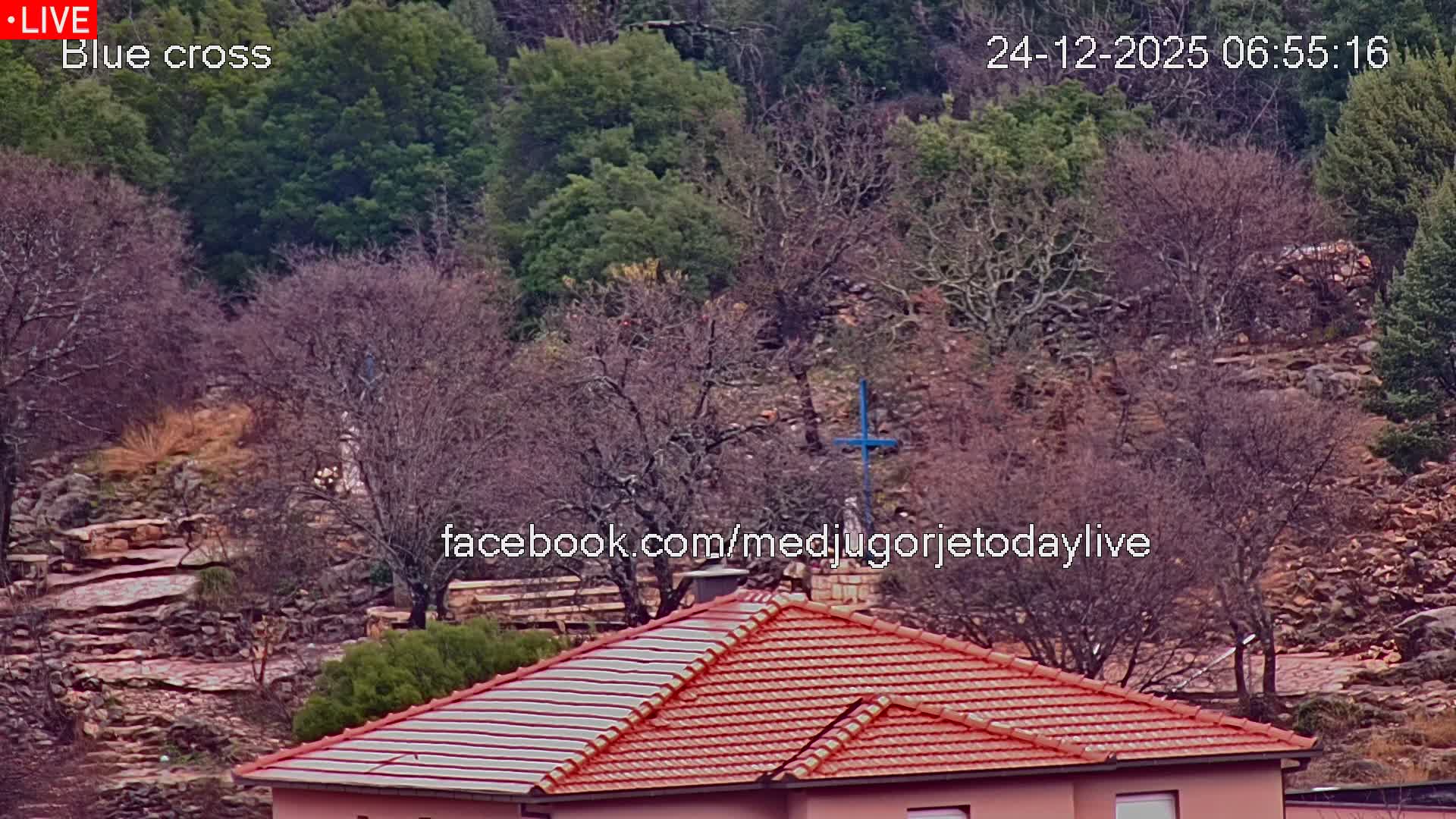 Medugorje, The Blue Cross Live Cam - Bijakovici, Citluk, Herzegovina-Neretva, Federation of Bosnia and Herzegovina, Bosnia and Herzegovina