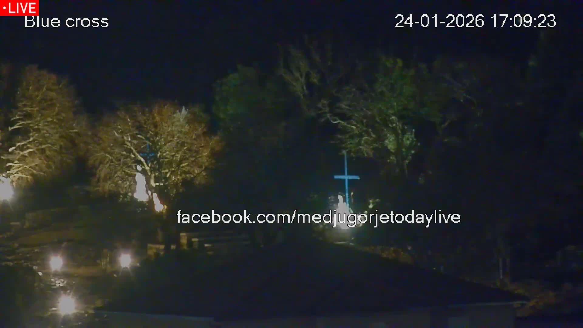 Medugorje, The Blue Cross Live Cam - Bijakovici, Citluk, Herzegovina-Neretva, Federation of Bosnia and Herzegovina, Bosnia and Herzegovina