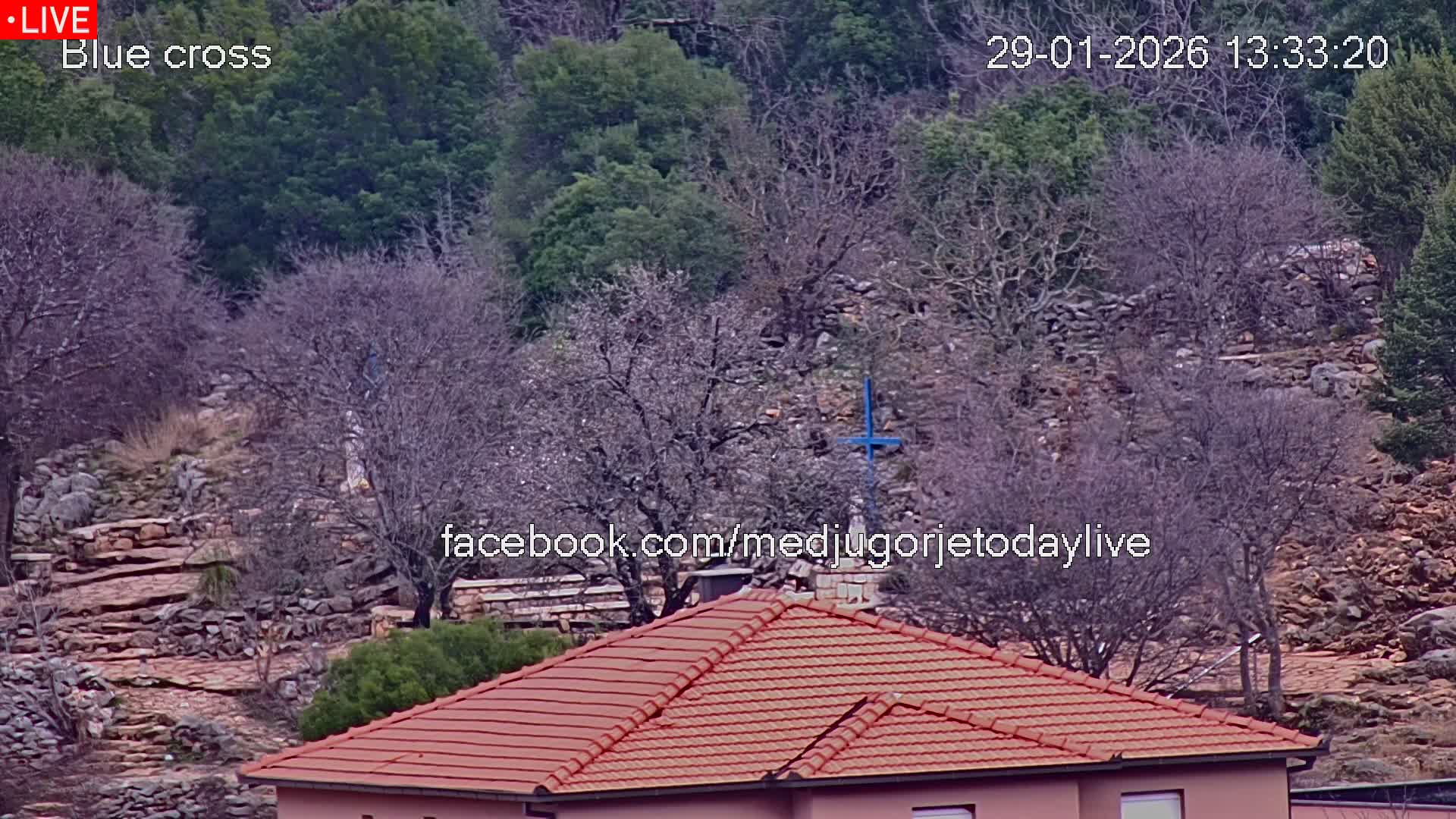 Medugorje, The Blue Cross Live Cam - Bijakovici, Citluk, Herzegovina-Neretva, Federation of Bosnia and Herzegovina, Bosnia and Herzegovina