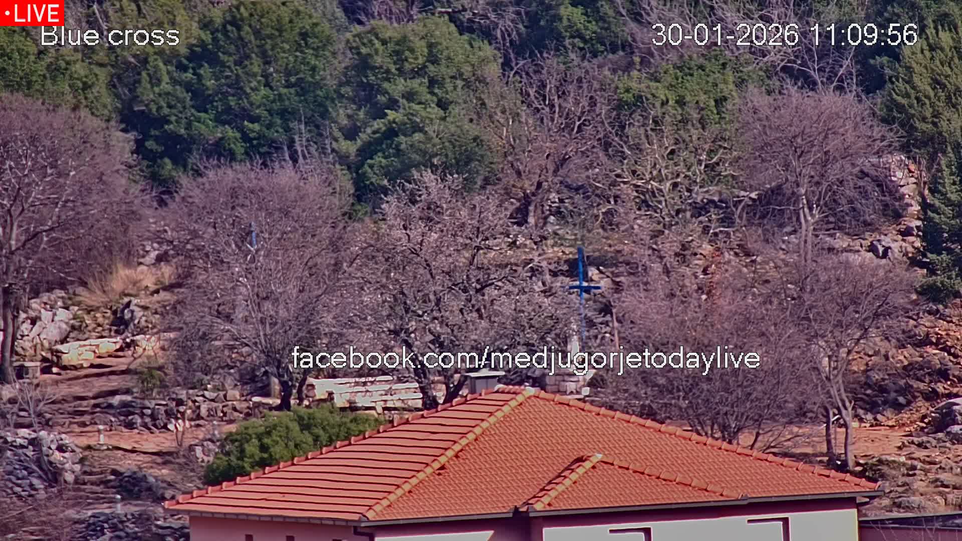 Medugorje, The Blue Cross Live Cam - Bijakovici, Citluk, Herzegovina-Neretva, Federation of Bosnia and Herzegovina, Bosnia and Herzegovina