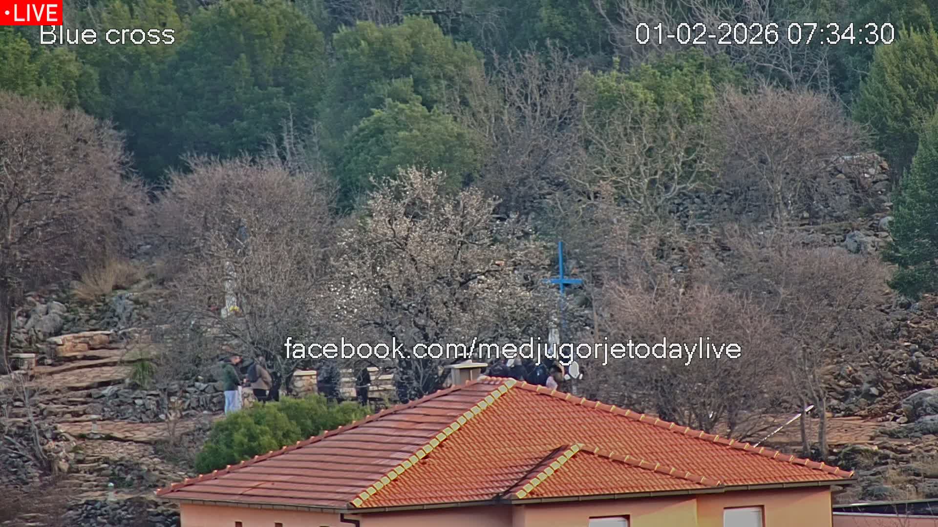 Medugorje, The Blue Cross Live Cam - Bijakovici, Citluk, Herzegovina-Neretva, Federation of Bosnia and Herzegovina, Bosnia and Herzegovina