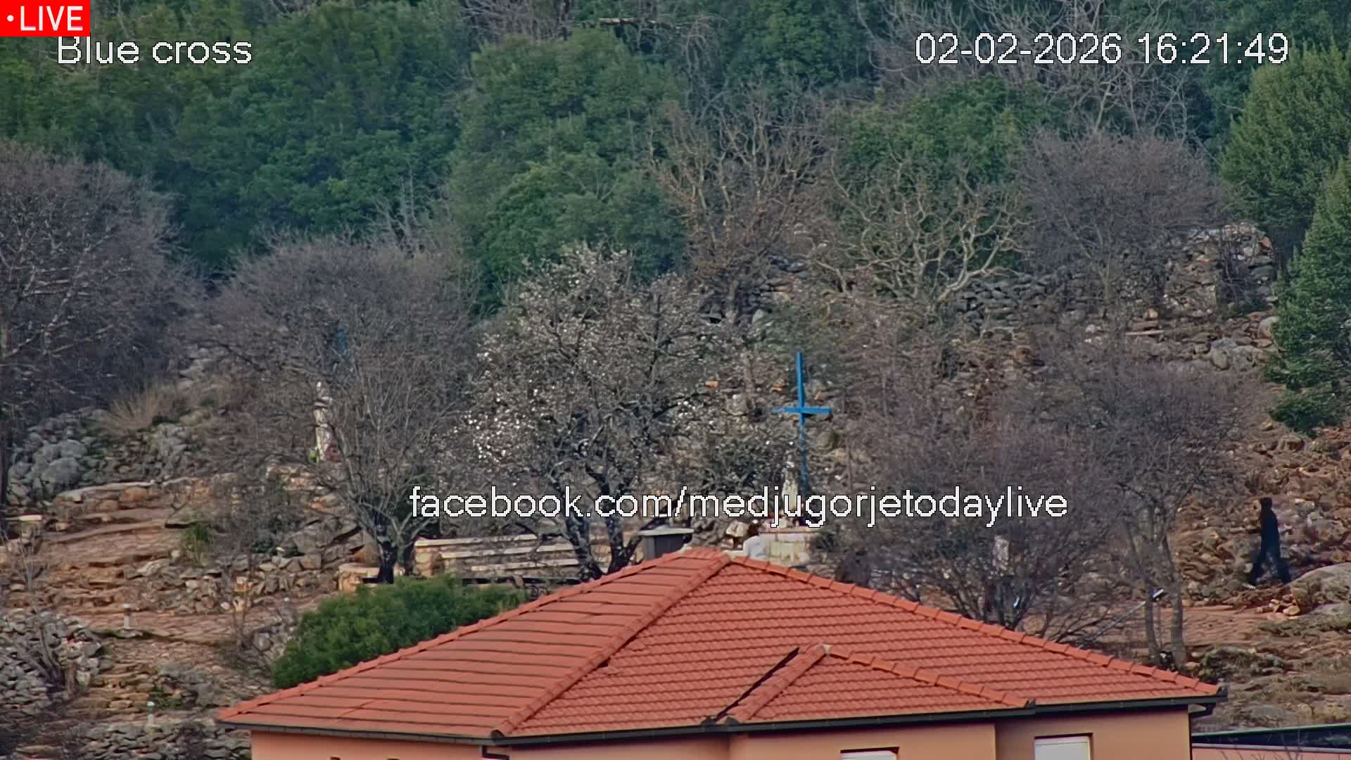 Medugorje, The Blue Cross Live Cam - Bijakovici, Citluk, Herzegovina-Neretva, Federation of Bosnia and Herzegovina, Bosnia and Herzegovina