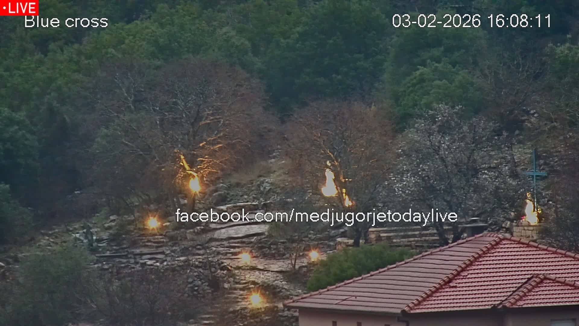 Medugorje, The Blue Cross Live Cam - Bijakovici, Citluk, Herzegovina-Neretva, Federation of Bosnia and Herzegovina, Bosnia and Herzegovina