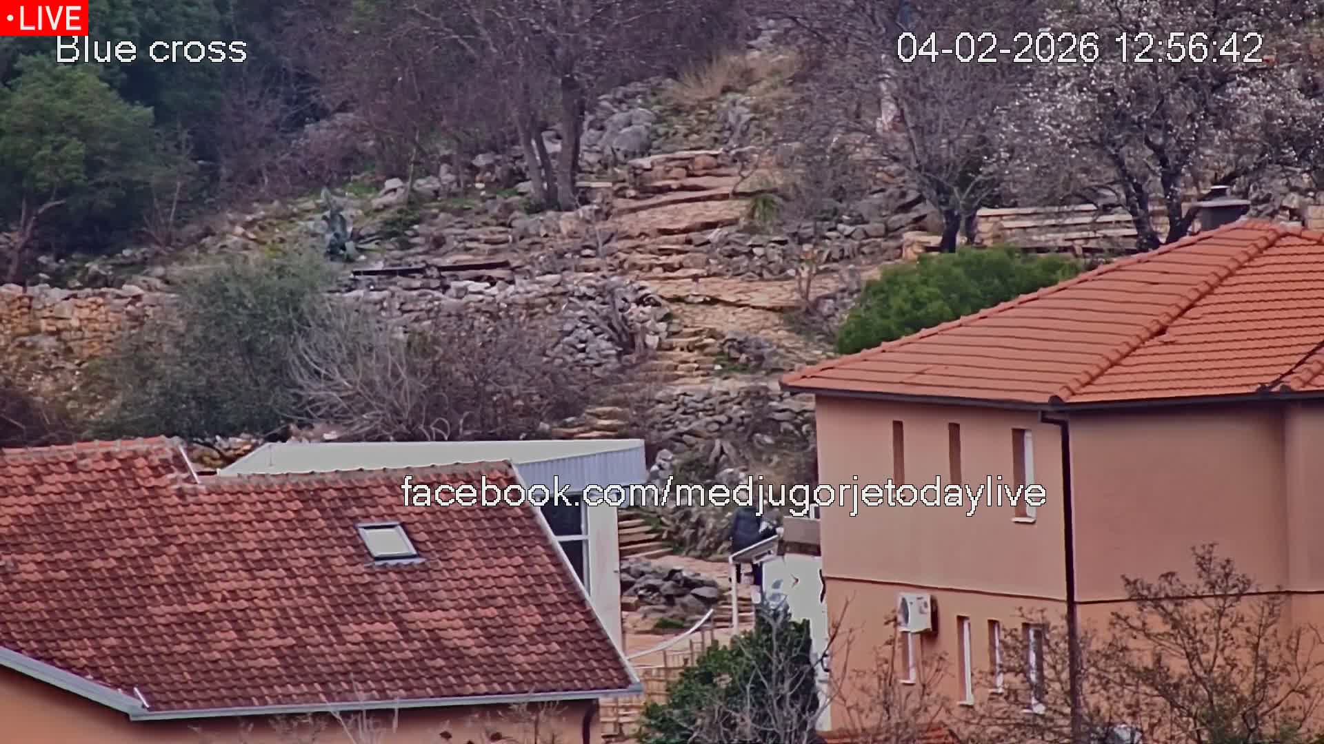 Medugorje, The Blue Cross Live Cam - Bijakovici, Citluk, Herzegovina-Neretva, Federation of Bosnia and Herzegovina, Bosnia and Herzegovina