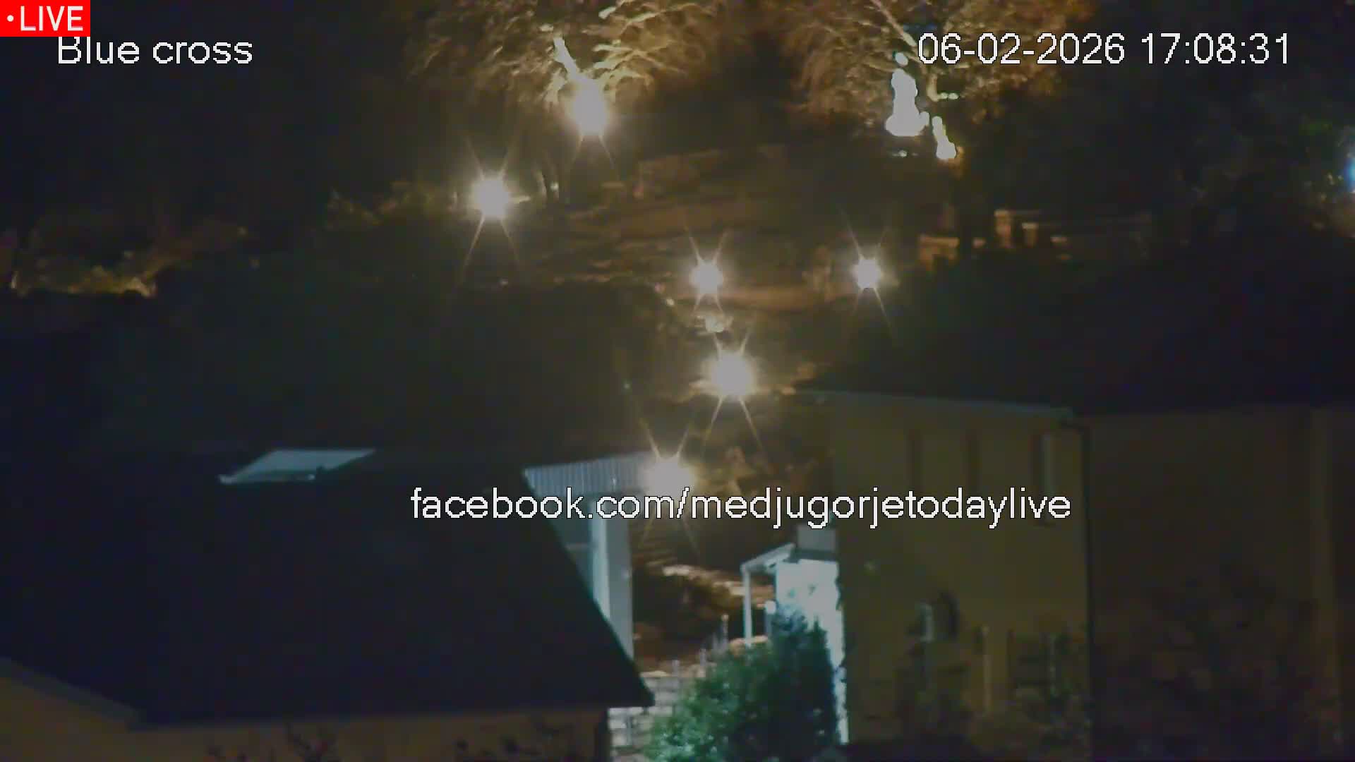 Medugorje, The Blue Cross Live Cam - Bijakovici, Citluk, Herzegovina-Neretva, Federation of Bosnia and Herzegovina, Bosnia and Herzegovina