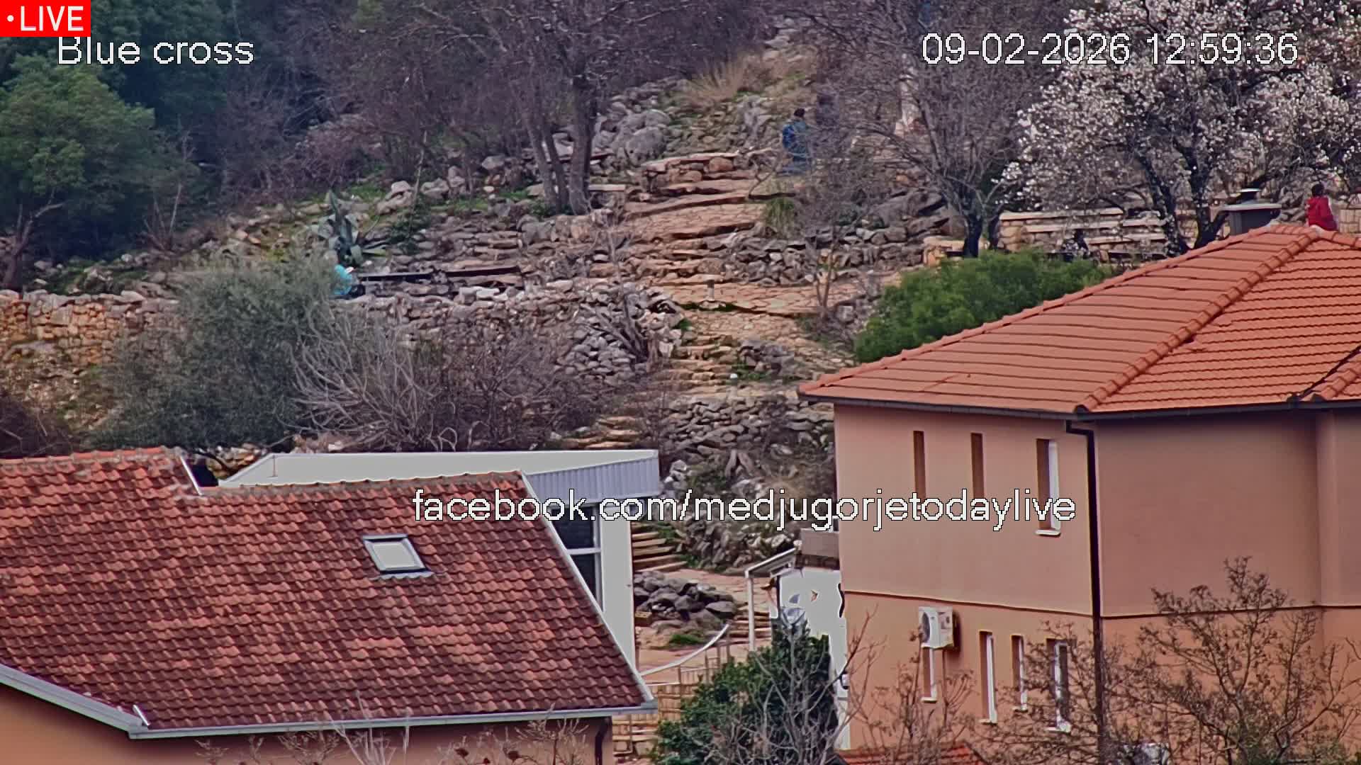 Medugorje, The Blue Cross Live Cam - Bijakovici, Citluk, Herzegovina-Neretva, Federation of Bosnia and Herzegovina, Bosnia and Herzegovina