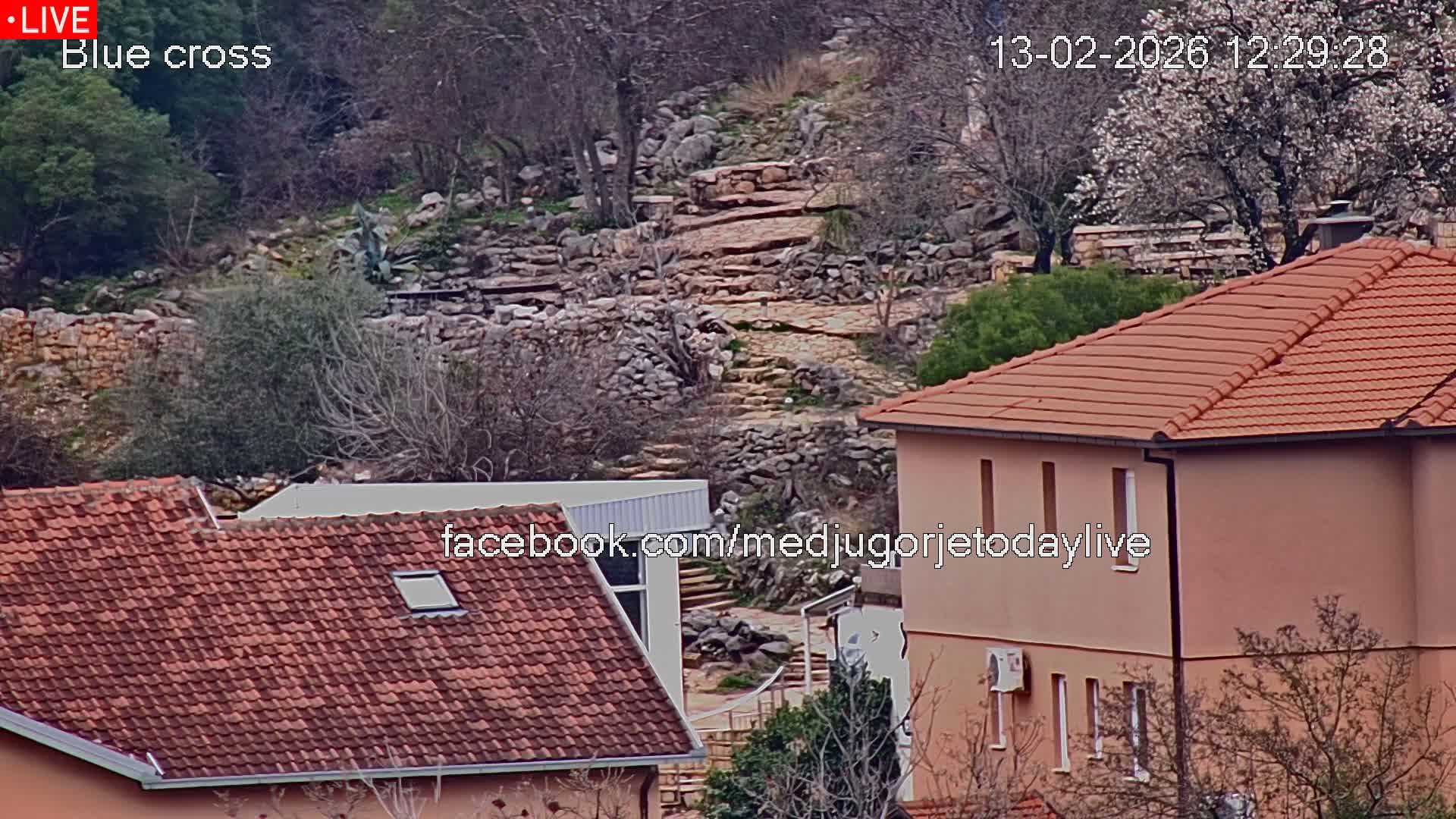 Medugorje, The Blue Cross Live Cam - Bijakovici, Citluk, Herzegovina-Neretva, Federation of Bosnia and Herzegovina, Bosnia and Herzegovina