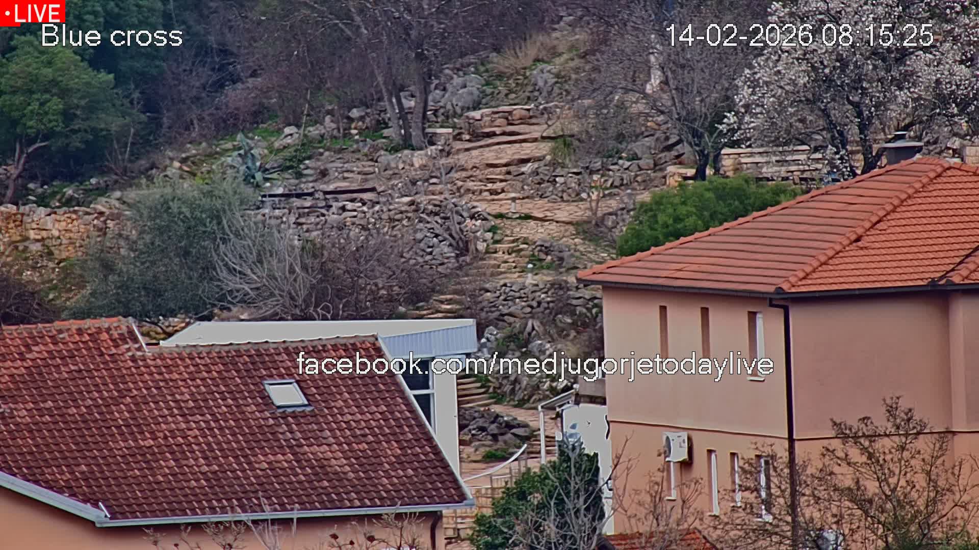 Medugorje, The Blue Cross Live Cam - Bijakovici, Citluk, Herzegovina-Neretva, Federation of Bosnia and Herzegovina, Bosnia and Herzegovina
