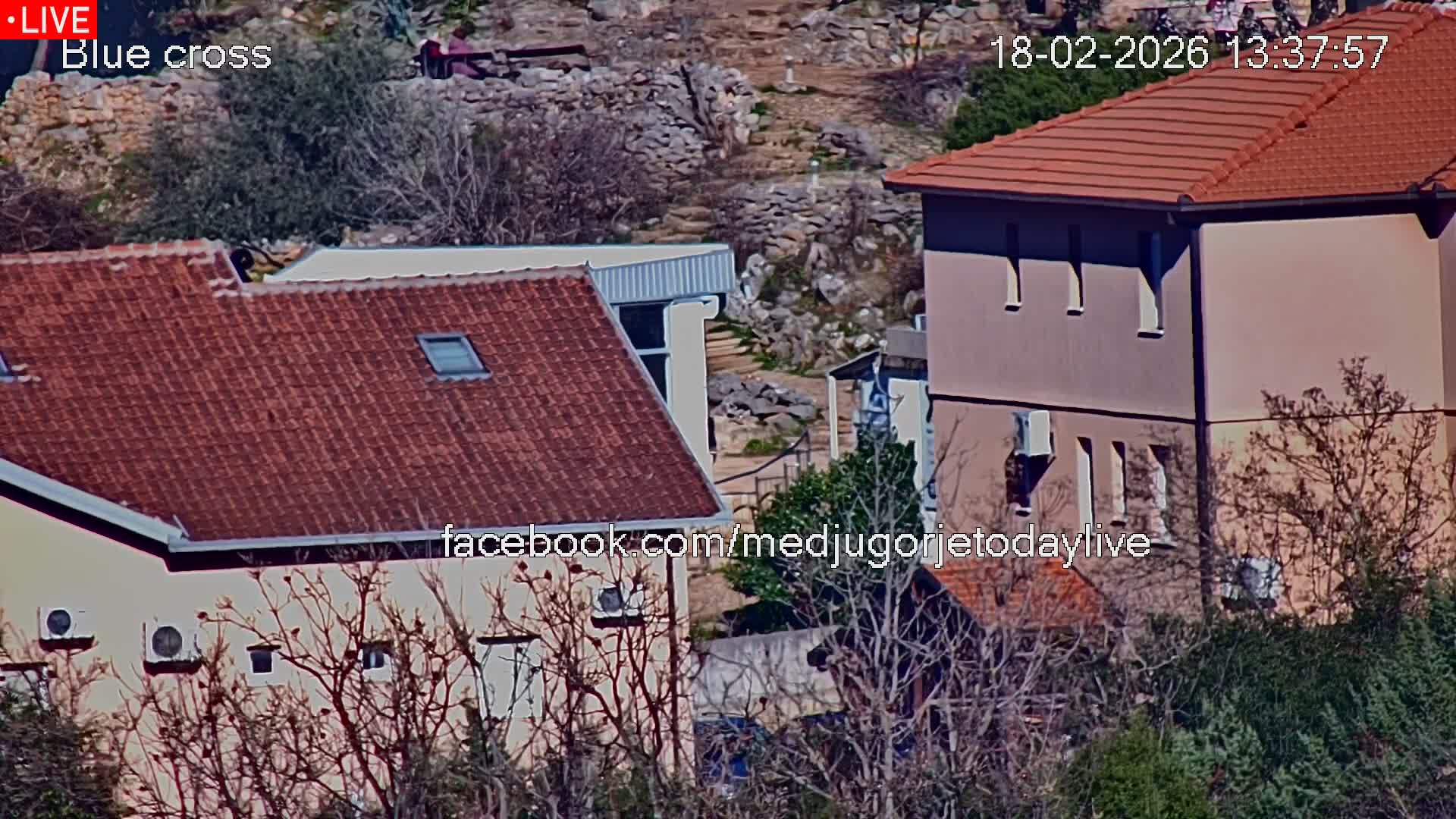 Medugorje, The Blue Cross Live Cam - Bijakovici, Citluk, Herzegovina-Neretva, Federation of Bosnia and Herzegovina, Bosnia and Herzegovina
