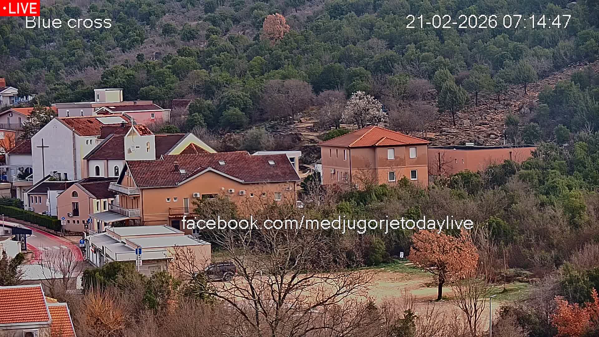 Medugorje, The Blue Cross Live Cam - Bijakovici, Citluk, Herzegovina-Neretva, Federation of Bosnia and Herzegovina, Bosnia and Herzegovina