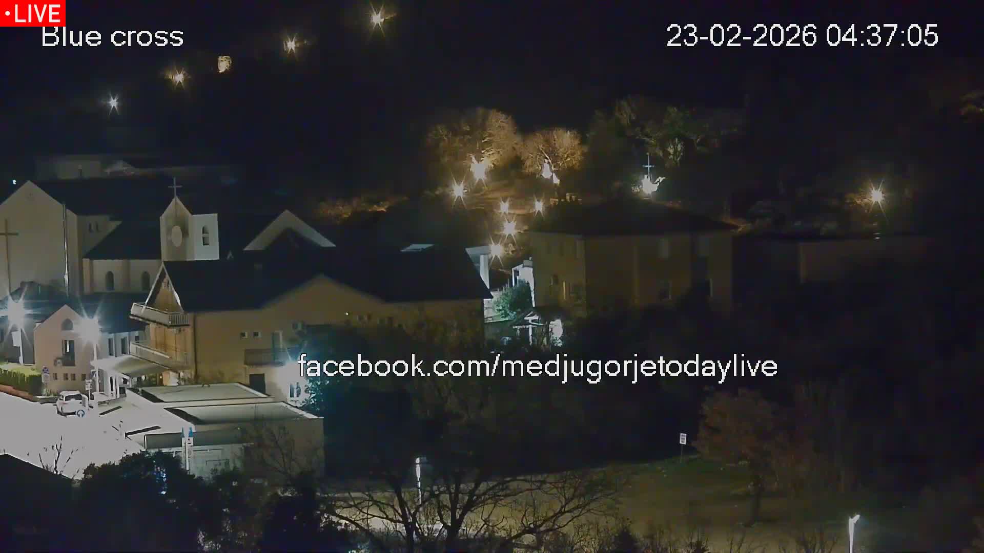 Medugorje, The Blue Cross Live Cam - Bijakovici, Citluk, Herzegovina-Neretva, Federation of Bosnia and Herzegovina, Bosnia and Herzegovina