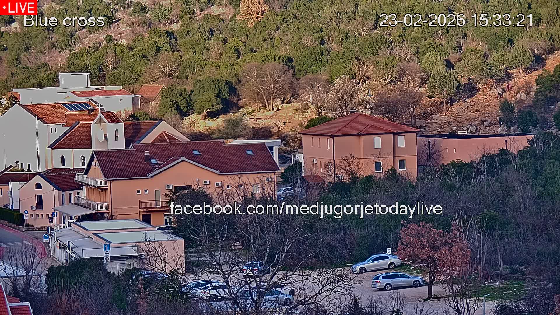 Medugorje, The Blue Cross Live Cam - Bijakovici, Citluk, Herzegovina-Neretva, Federation of Bosnia and Herzegovina, Bosnia and Herzegovina
