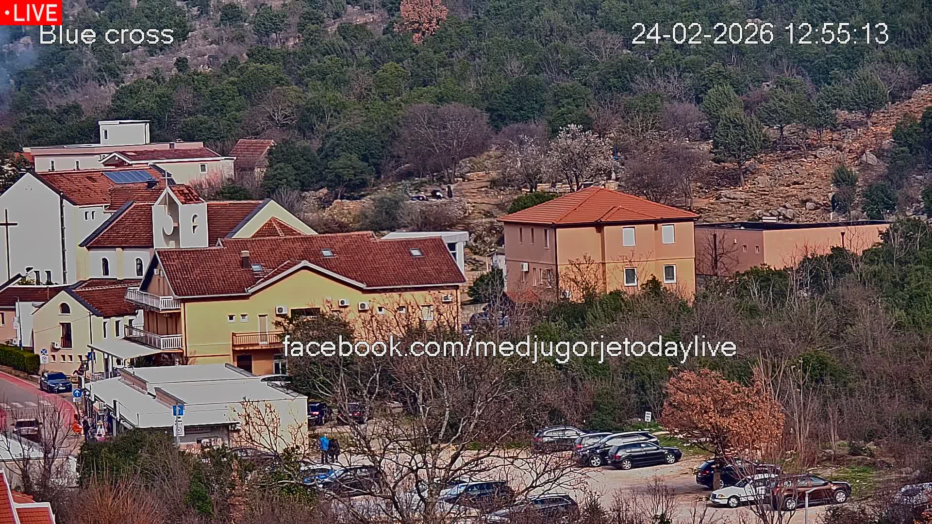 Medugorje, The Blue Cross Live Cam - Bijakovici, Citluk, Herzegovina-Neretva, Federation of Bosnia and Herzegovina, Bosnia and Herzegovina