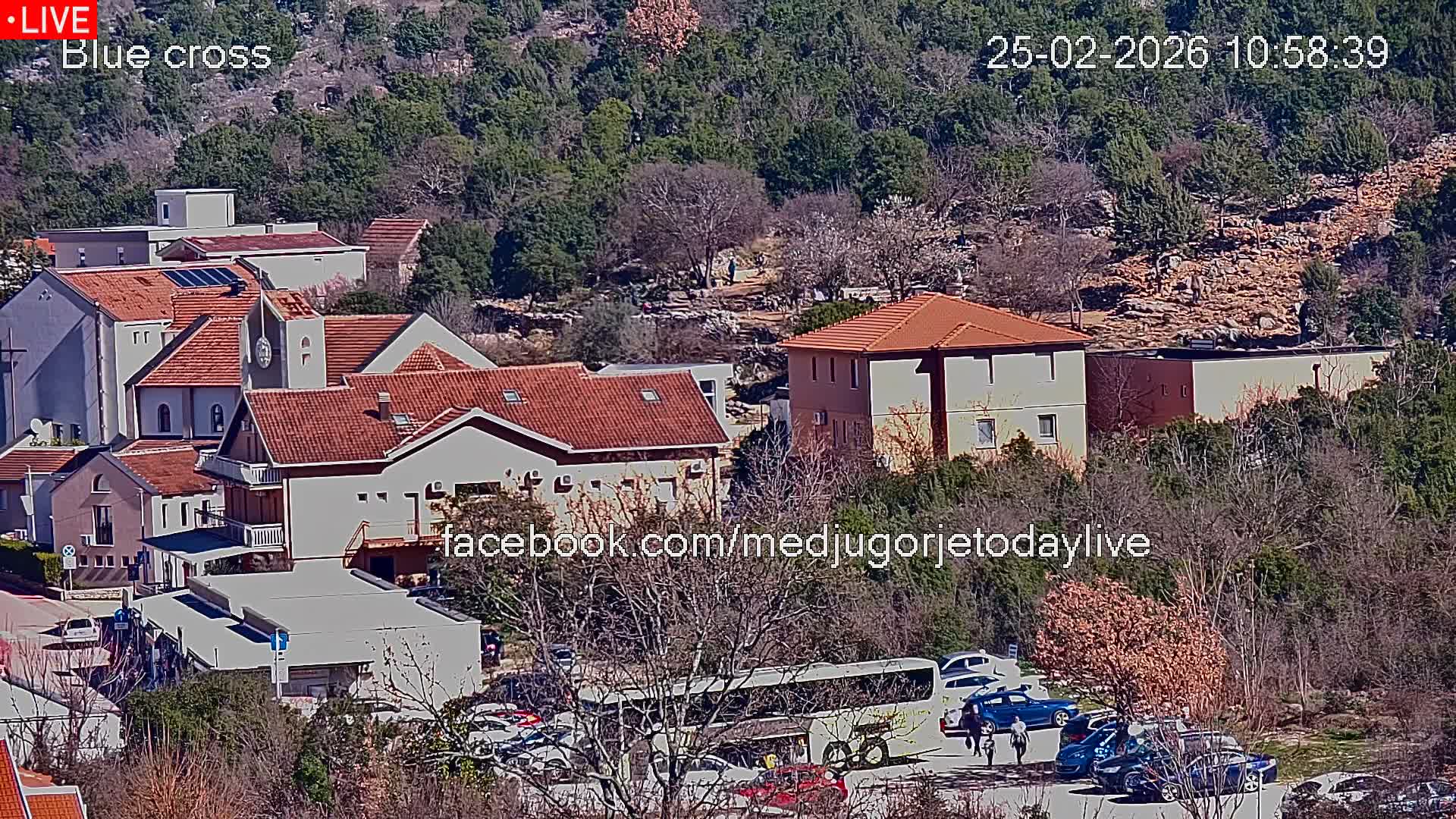 Medugorje, The Blue Cross Live Cam - Bijakovici, Citluk, Herzegovina-Neretva, Federation of Bosnia and Herzegovina, Bosnia and Herzegovina