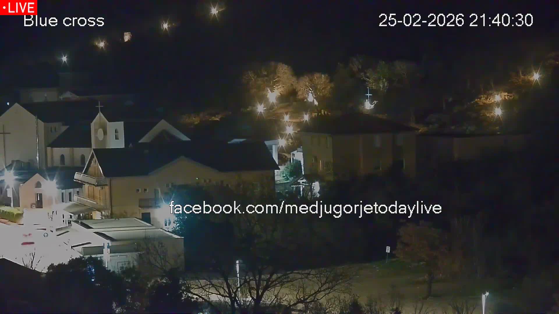 Medugorje, The Blue Cross Live Cam - Bijakovici, Citluk, Herzegovina-Neretva, Federation of Bosnia and Herzegovina, Bosnia and Herzegovina
