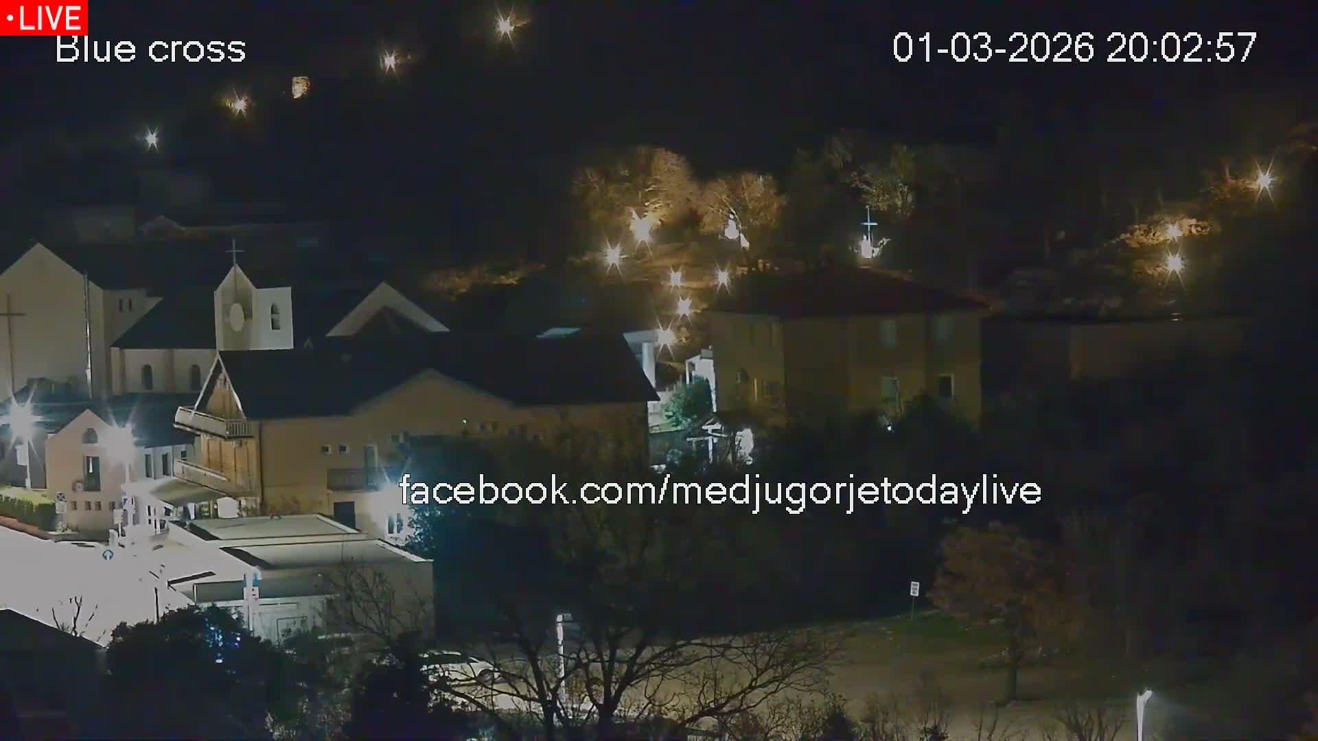 Medugorje, The Blue Cross Live Cam - Bijakovici, Citluk, Herzegovina-Neretva, Federation of Bosnia and Herzegovina, Bosnia and Herzegovina