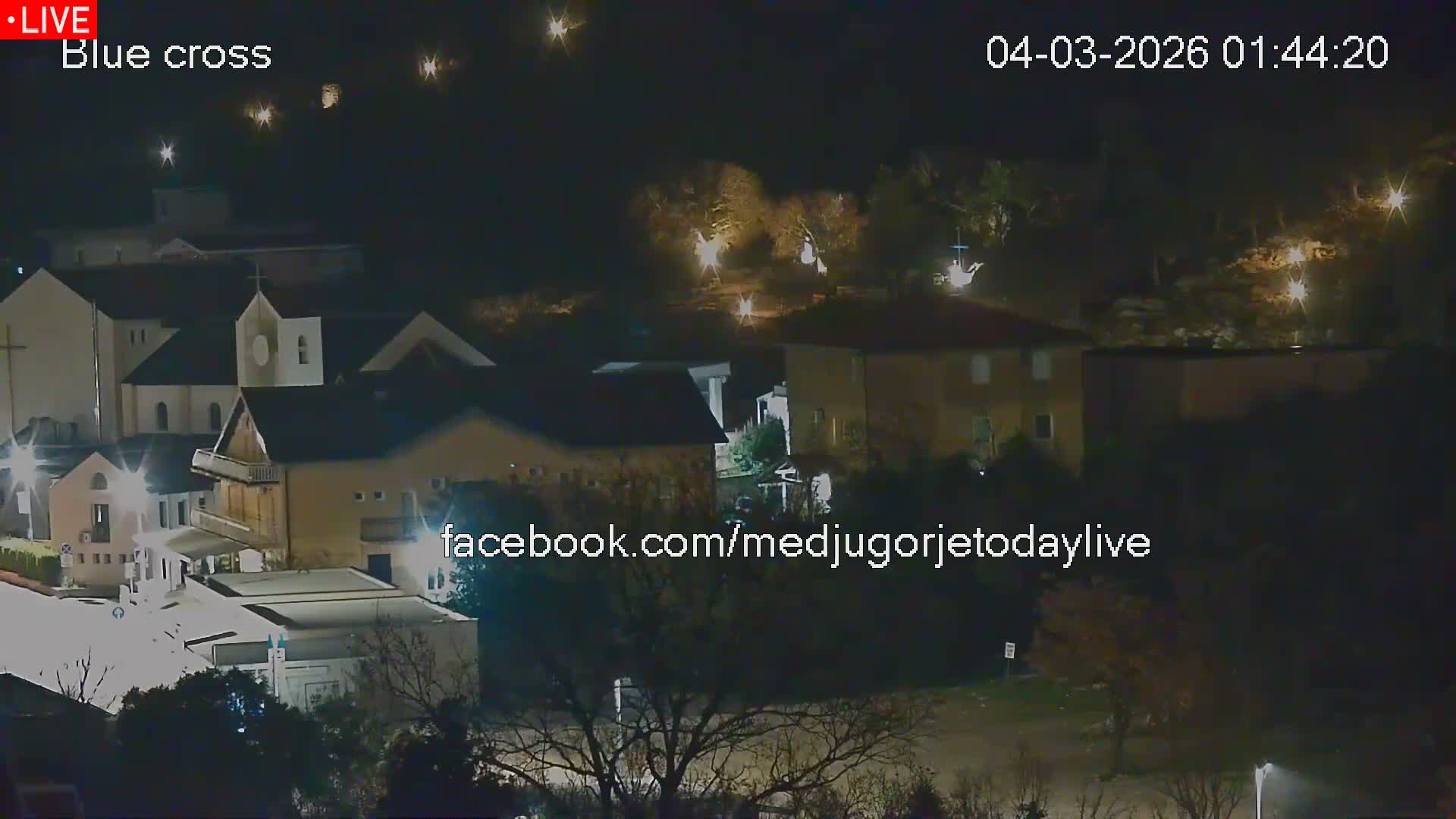 Medugorje, The Blue Cross Live Cam - Bijakovici, Citluk, Herzegovina-Neretva, Federation of Bosnia and Herzegovina, Bosnia and Herzegovina