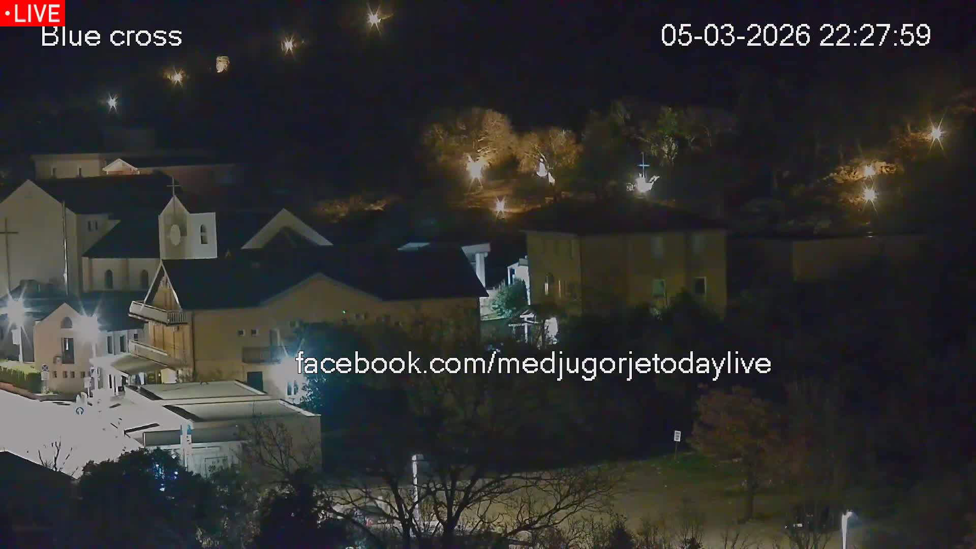 Medugorje, The Blue Cross Live Cam - Bijakovici, Citluk, Herzegovina-Neretva, Federation of Bosnia and Herzegovina, Bosnia and Herzegovina