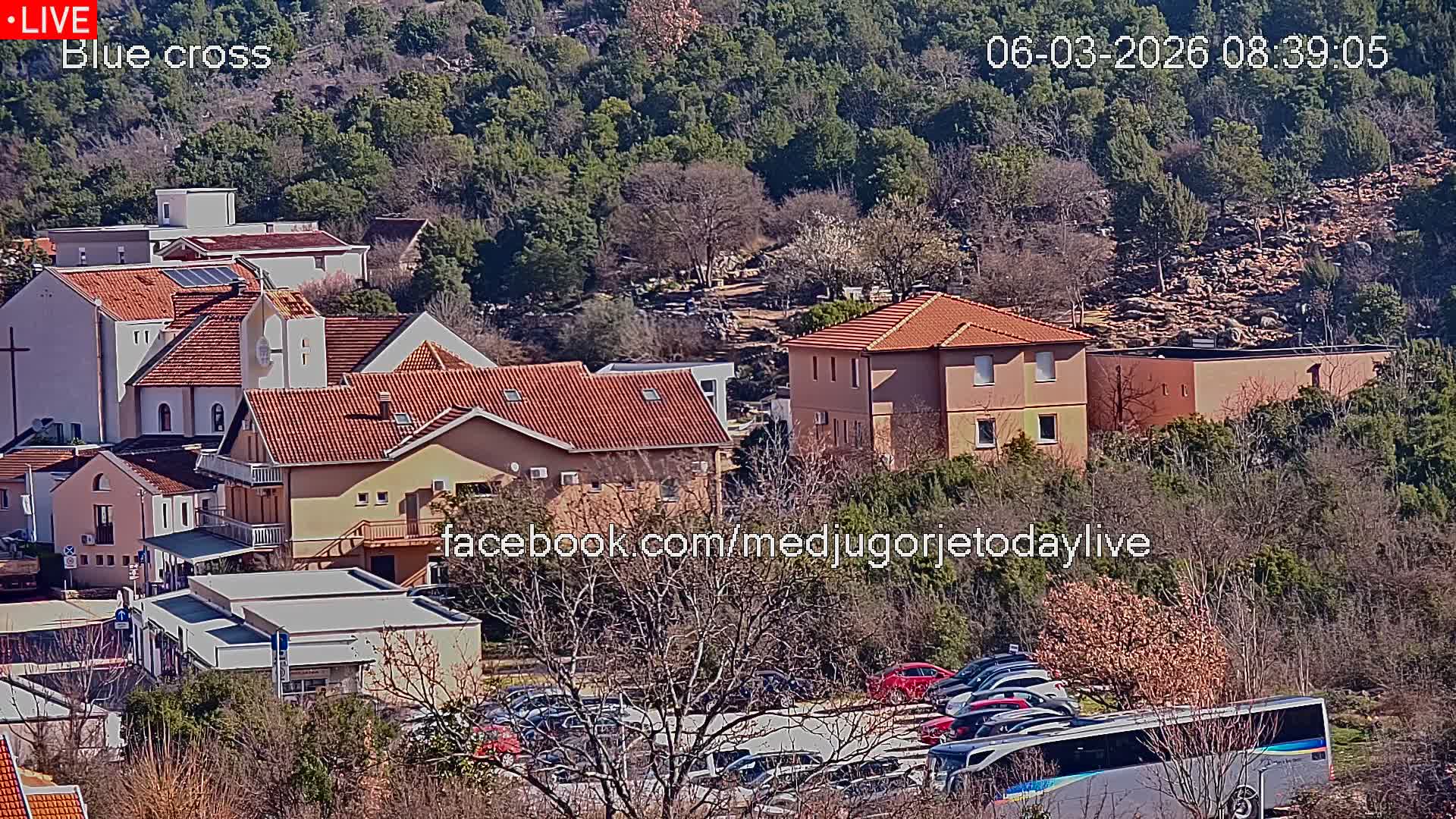 Medugorje, The Blue Cross Live Cam - Bijakovici, Citluk, Herzegovina-Neretva, Federation of Bosnia and Herzegovina, Bosnia and Herzegovina