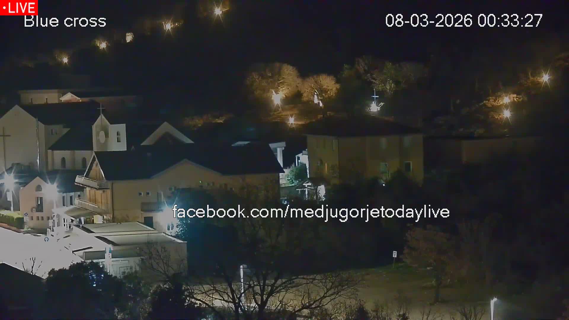 Medugorje, The Blue Cross Live Cam - Bijakovici, Citluk, Herzegovina-Neretva, Federation of Bosnia and Herzegovina, Bosnia and Herzegovina