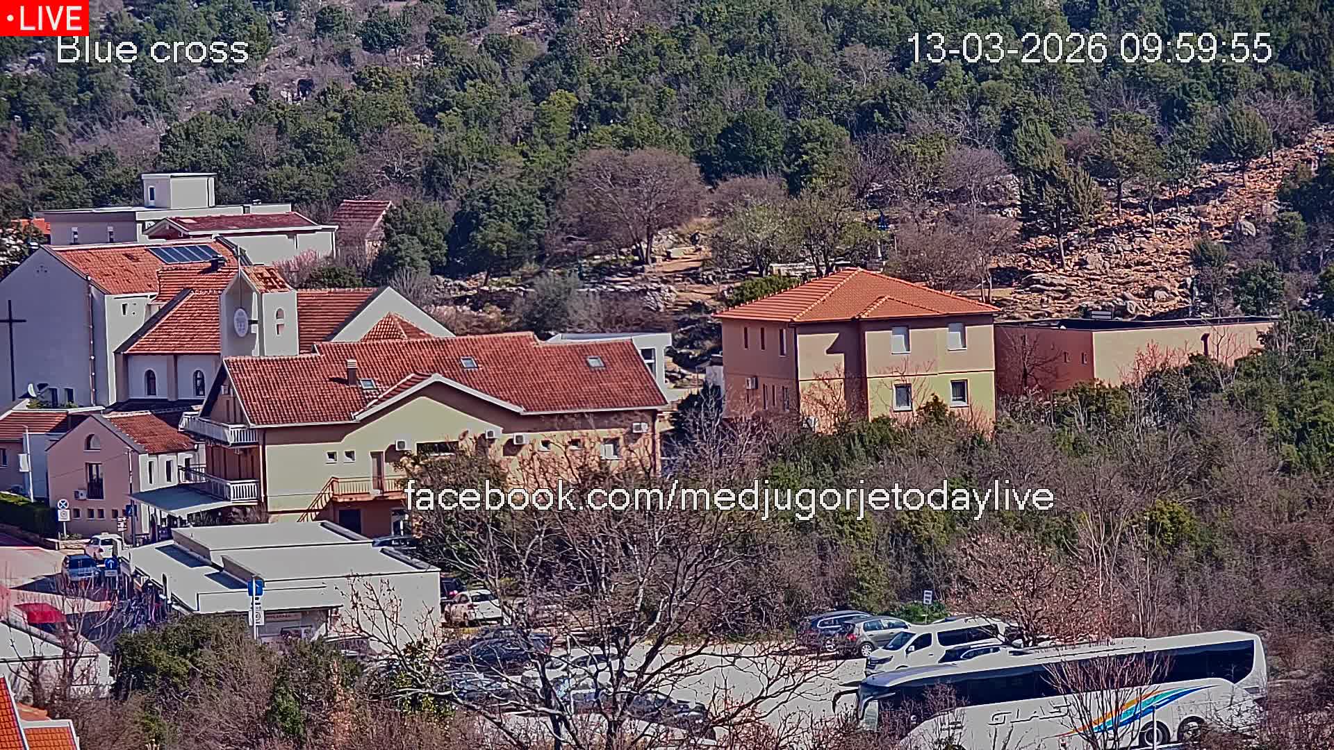 Medugorje, The Blue Cross Live Cam - Bijakovici, Citluk, Herzegovina-Neretva, Federation of Bosnia and Herzegovina, Bosnia and Herzegovina
