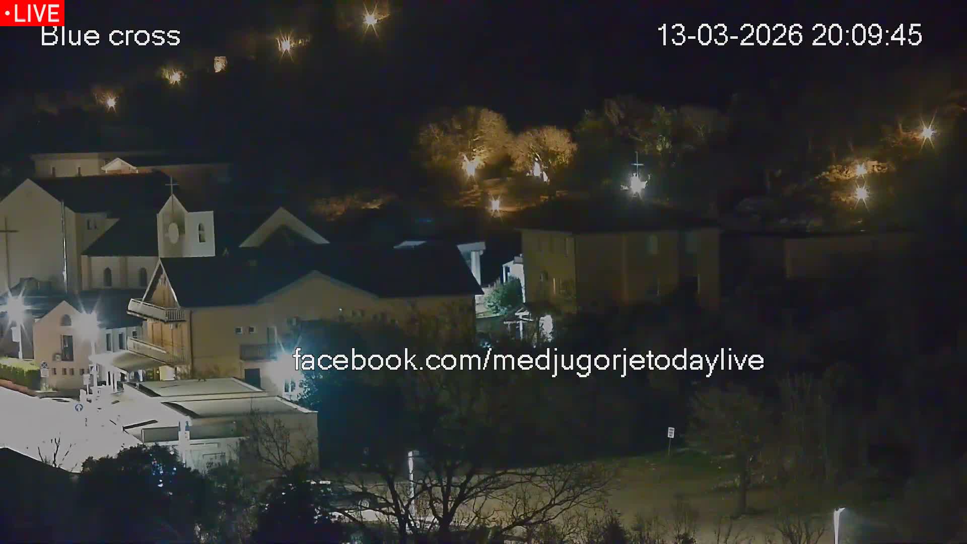 Medugorje, The Blue Cross Live Cam - Bijakovici, Citluk, Herzegovina-Neretva, Federation of Bosnia and Herzegovina, Bosnia and Herzegovina